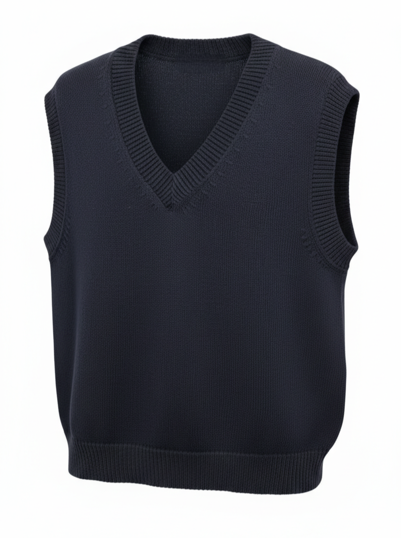 Gilet Olivia scollo a V – Blu donna