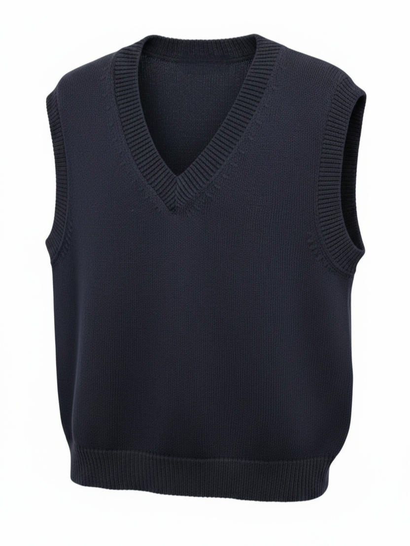 Gilet Olivia scollo a V – Blu donna