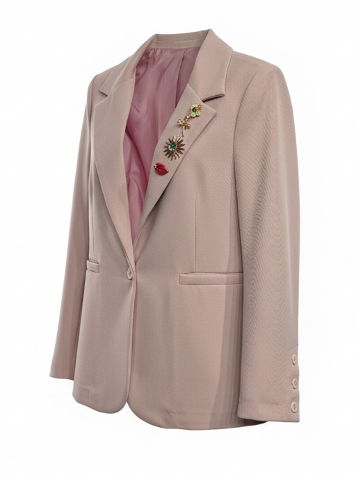 Blazer Aurora - Rosa Cipria donna