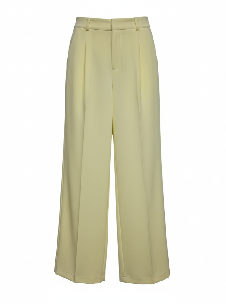 Pantalone Iris palazzo – Giallo donna
