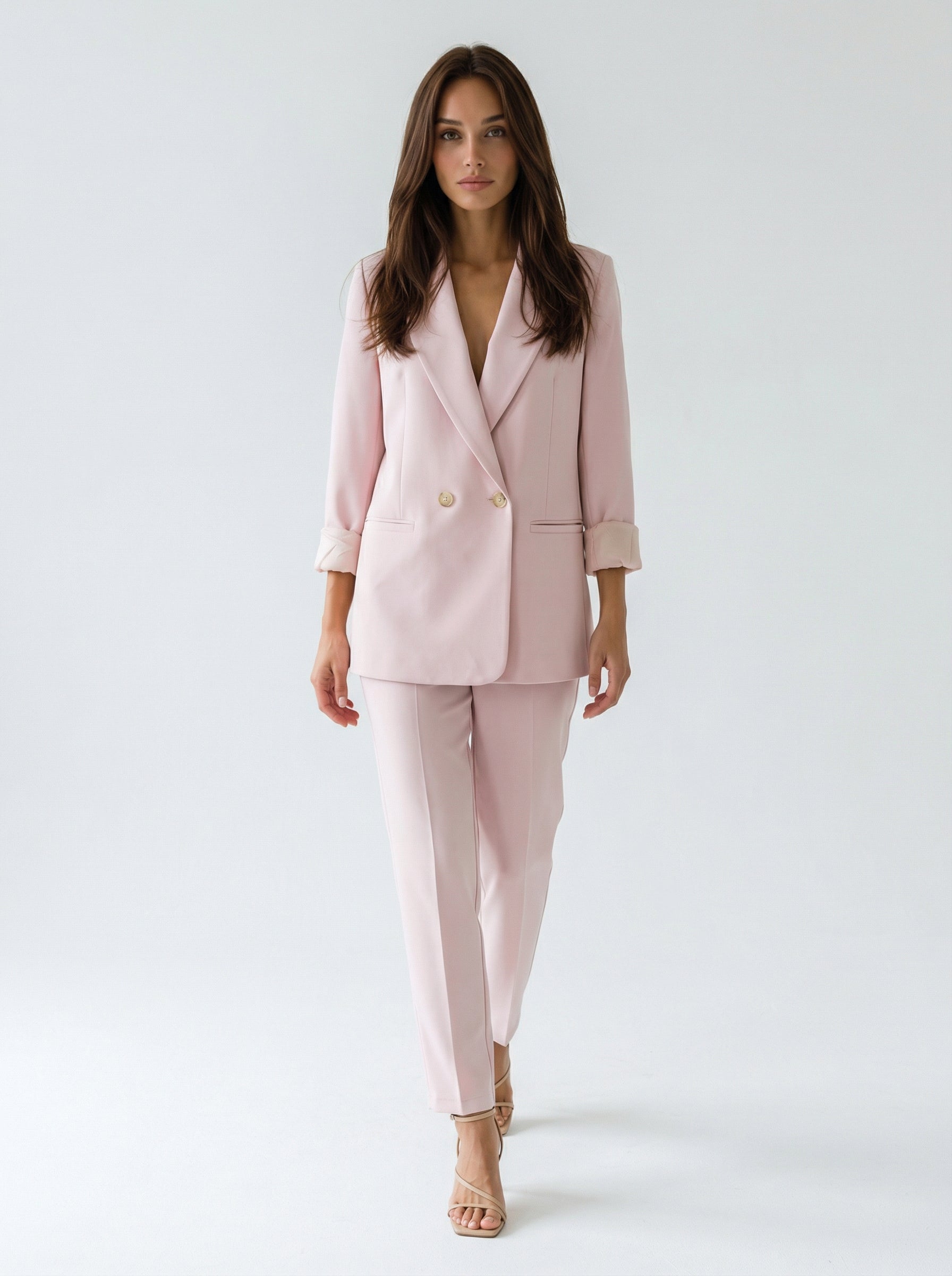 Pantalone Sofia – Rosa cipria donna