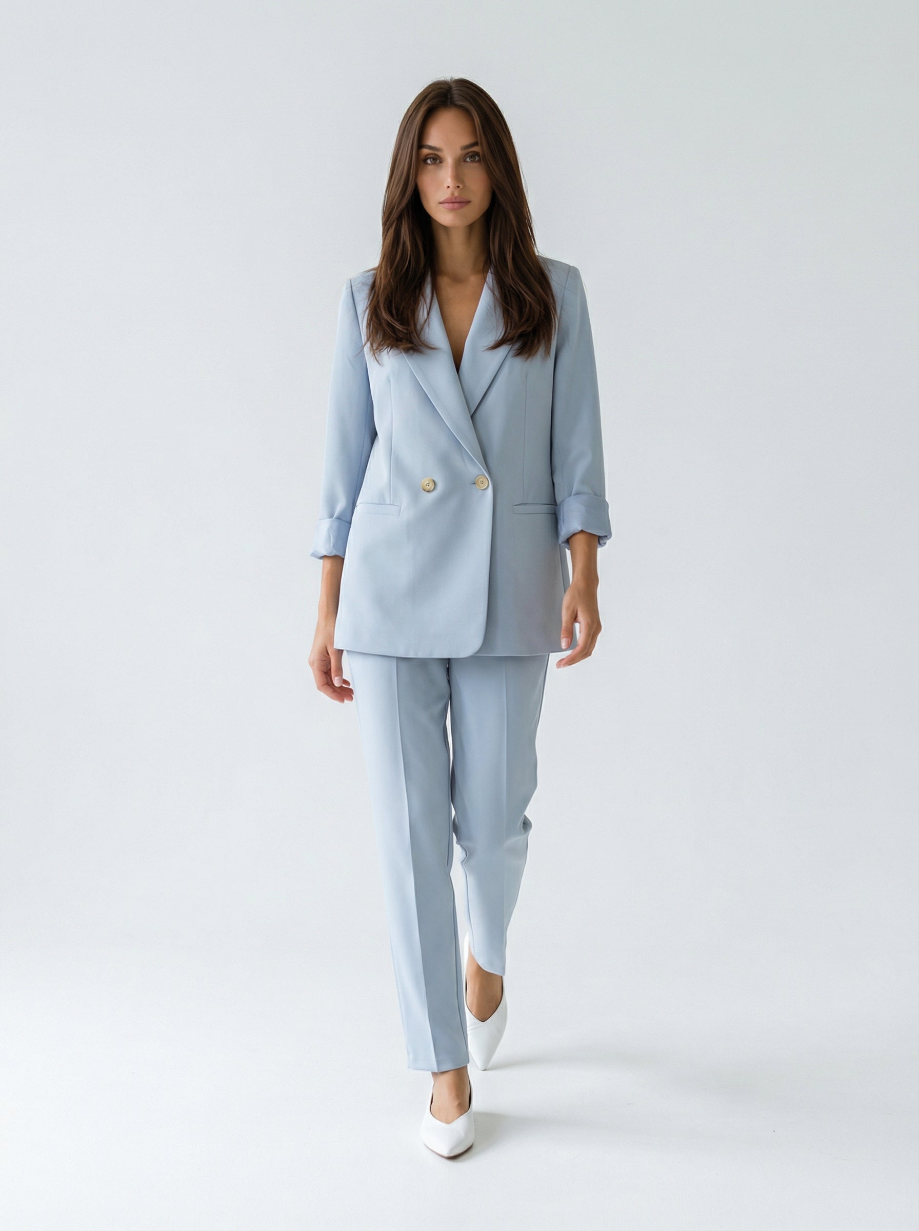 Blazer Sofia – Celeste donna