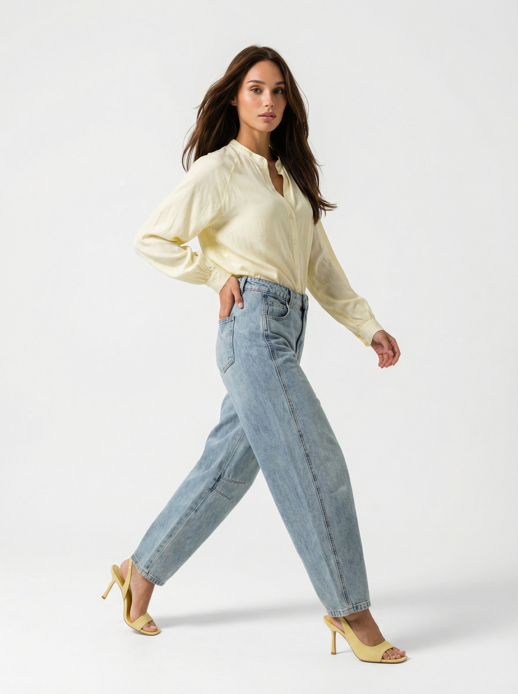 Camicia Althea – Giallo donna