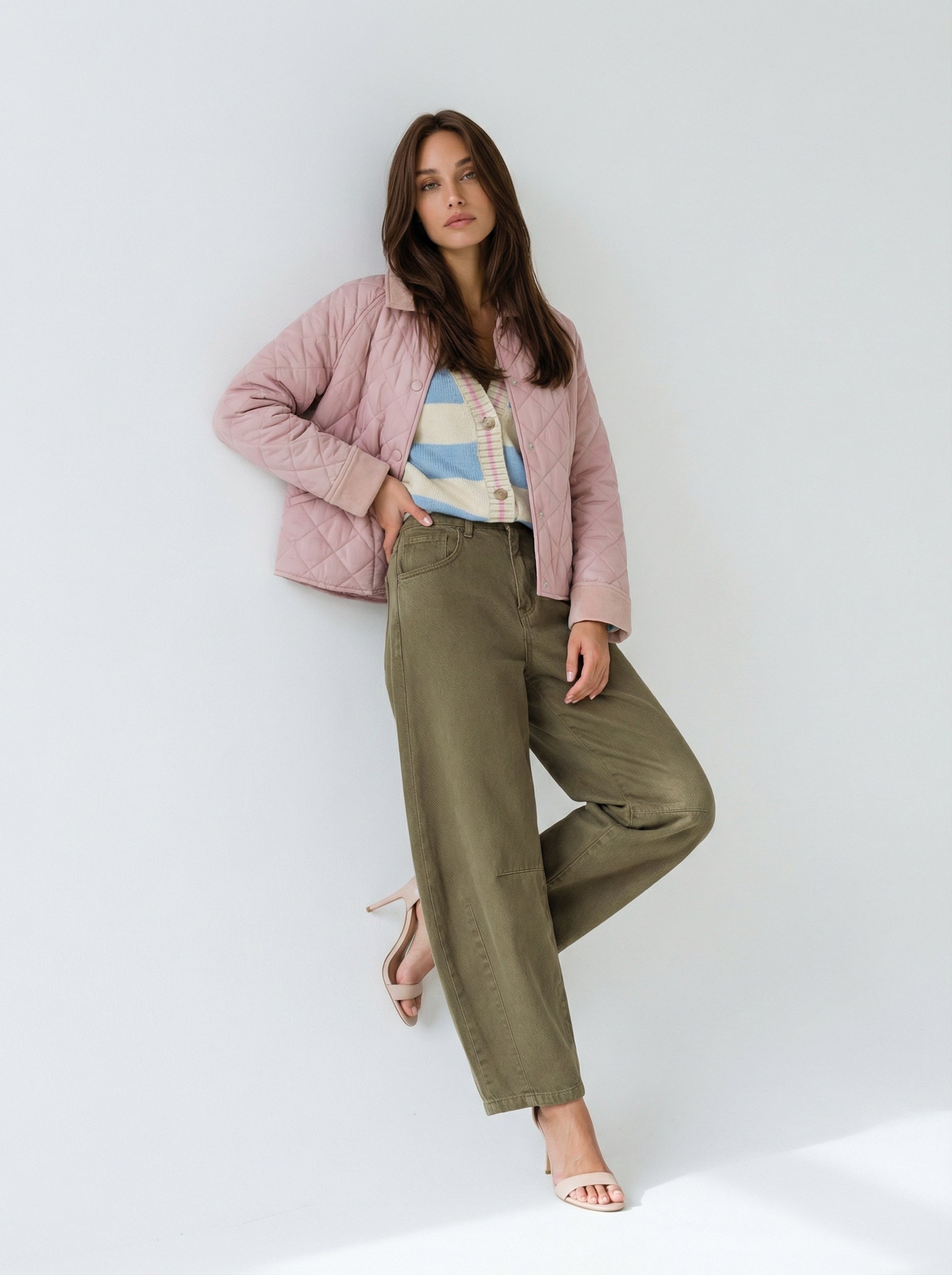 Trapuntina Iris leggera imbottita – Rosa donna