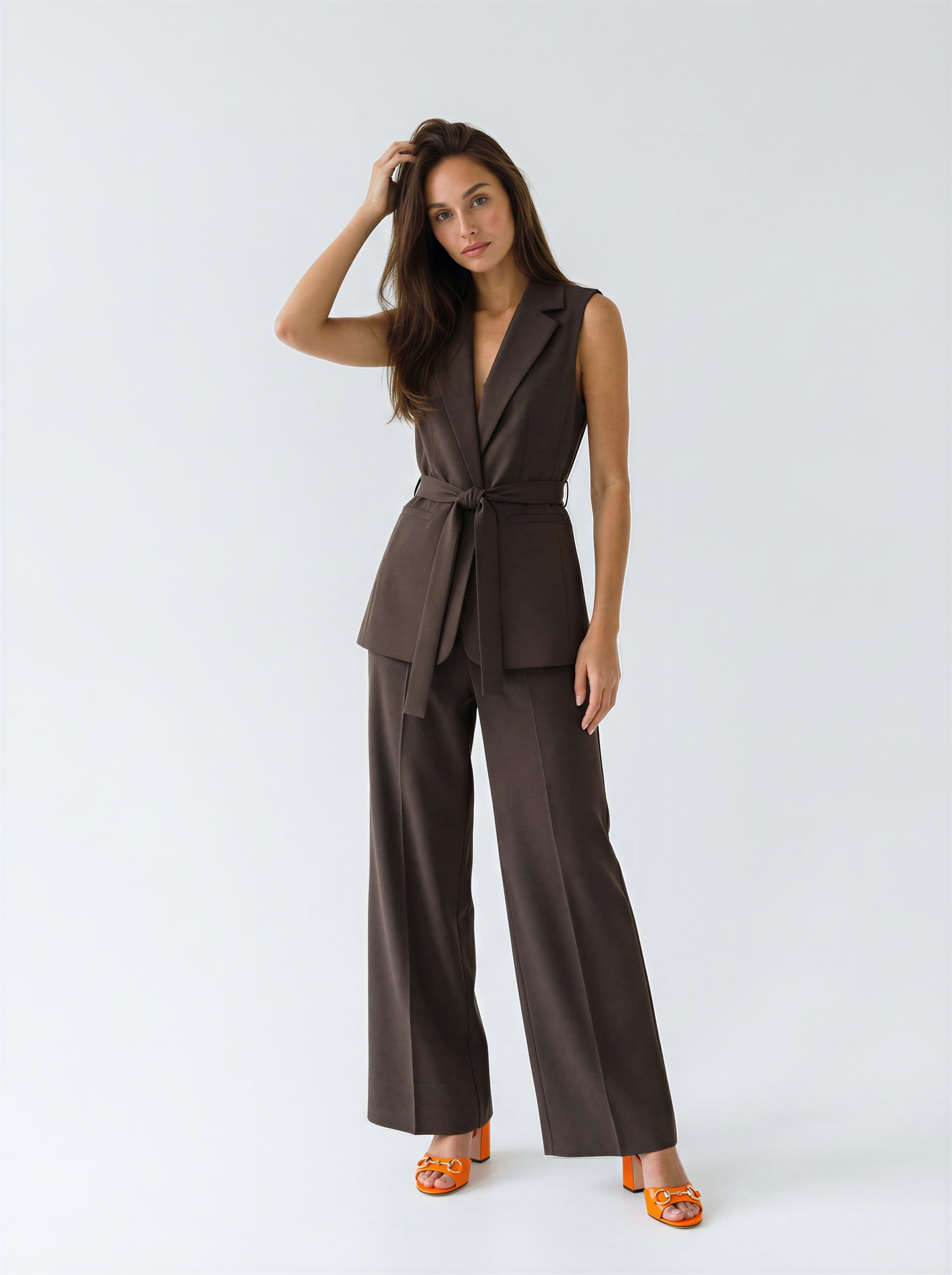 Tailleur Selmira - Marrone donna