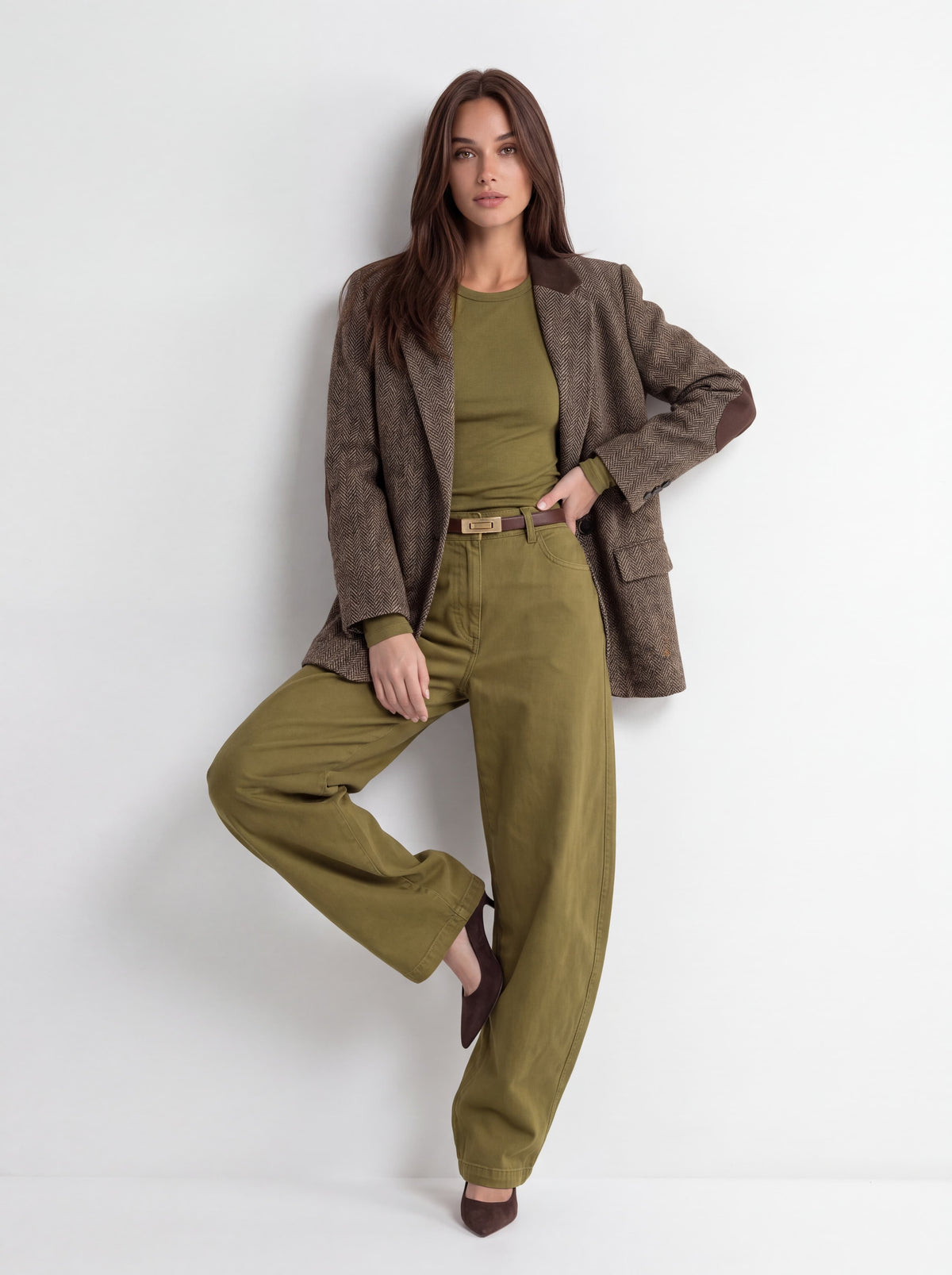 Pantalone Aurore – Verde Oliva Pantalone donna