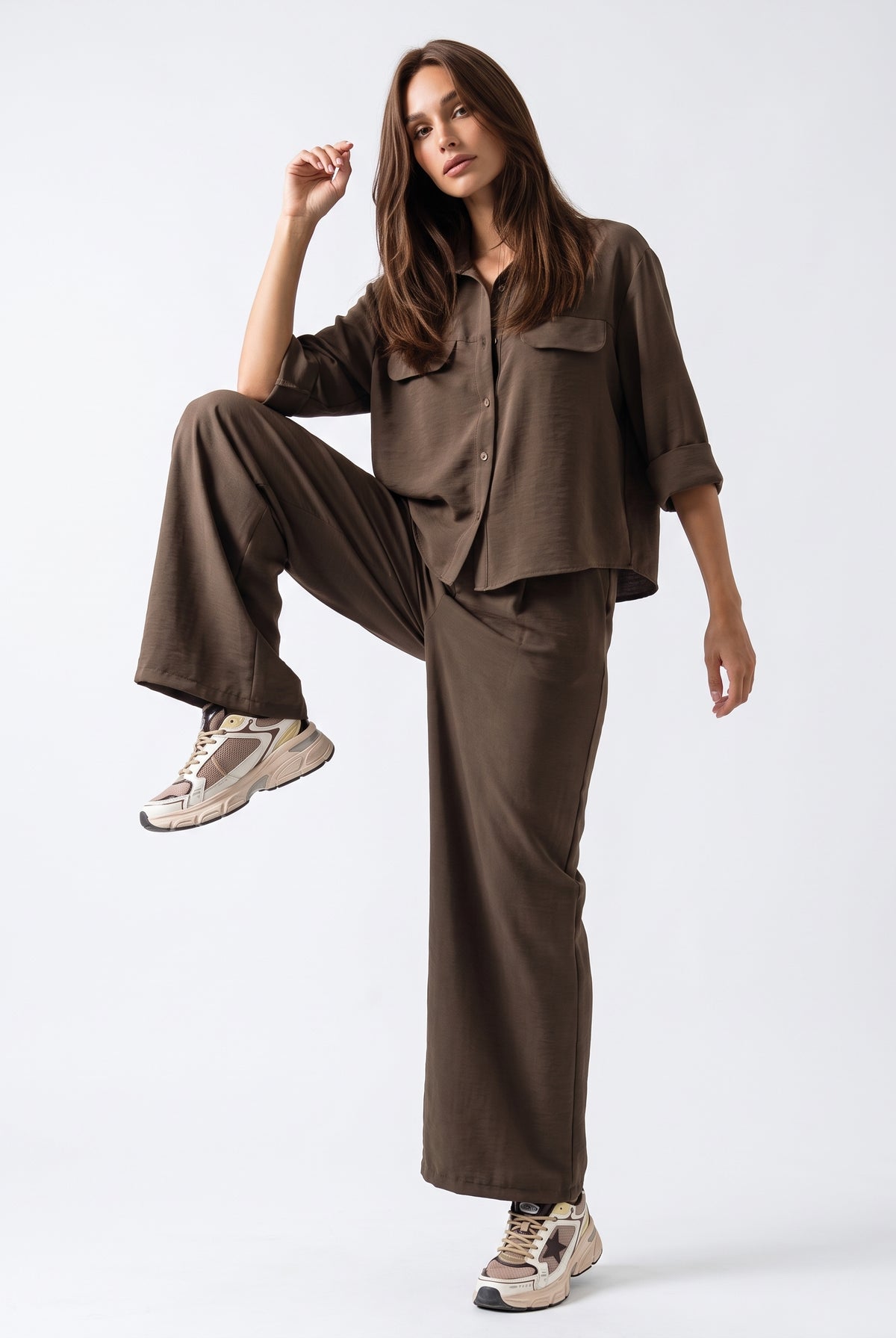 Coordinato Mireya - Moka freddo Coordinato donna