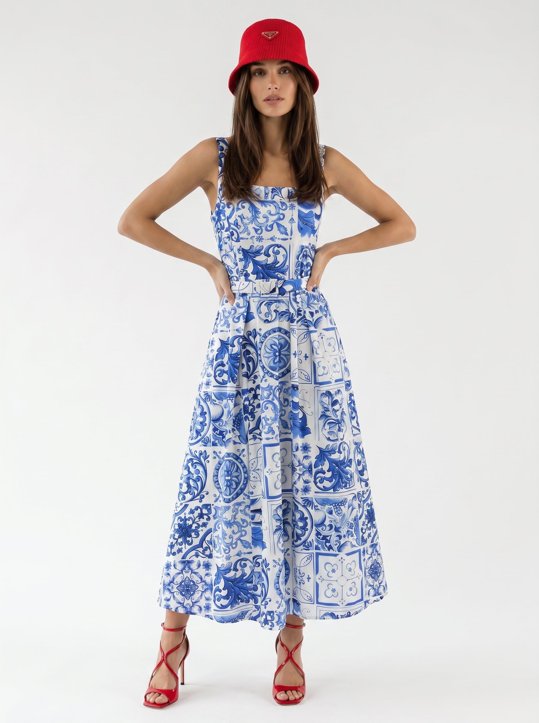 Abito Sakura - Amalfi Blu donna
