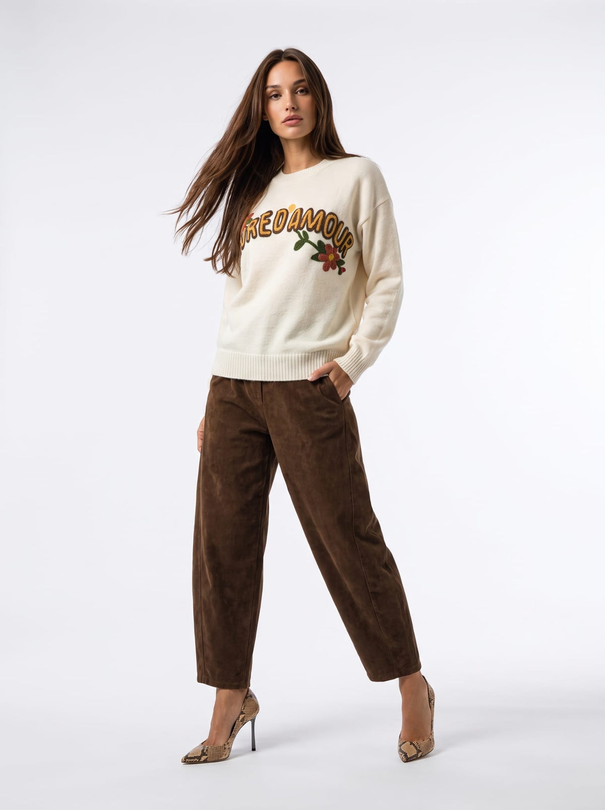 Pullover Vivre - Panna Maglia donna
