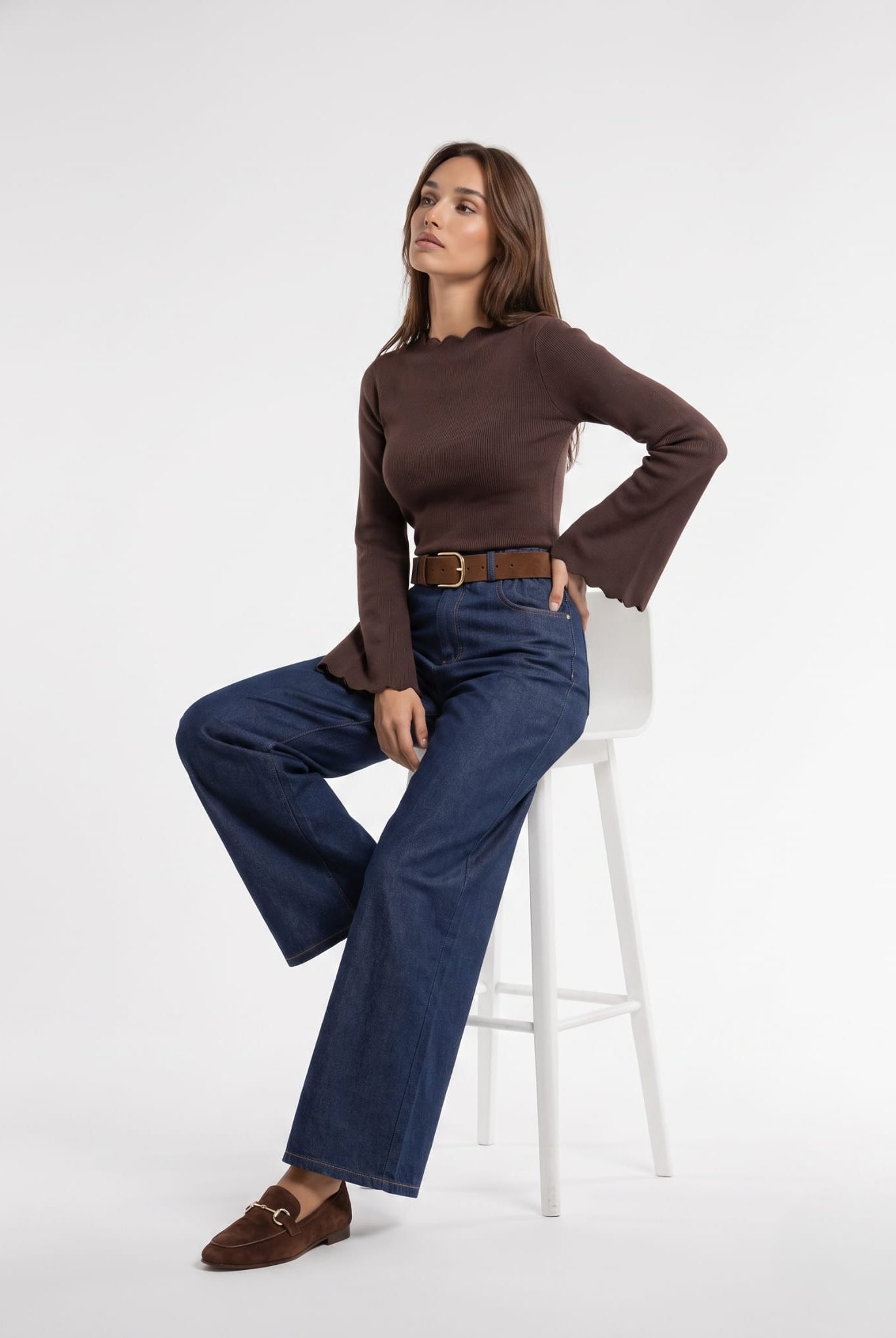 Pull Evania - Cacao Maglia donna