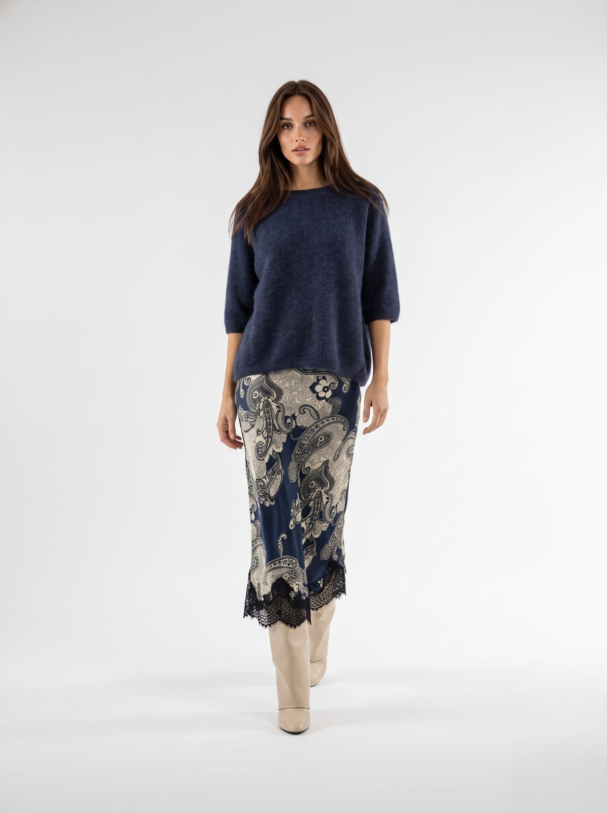 Pullover Amandine – Blu Maglia donna