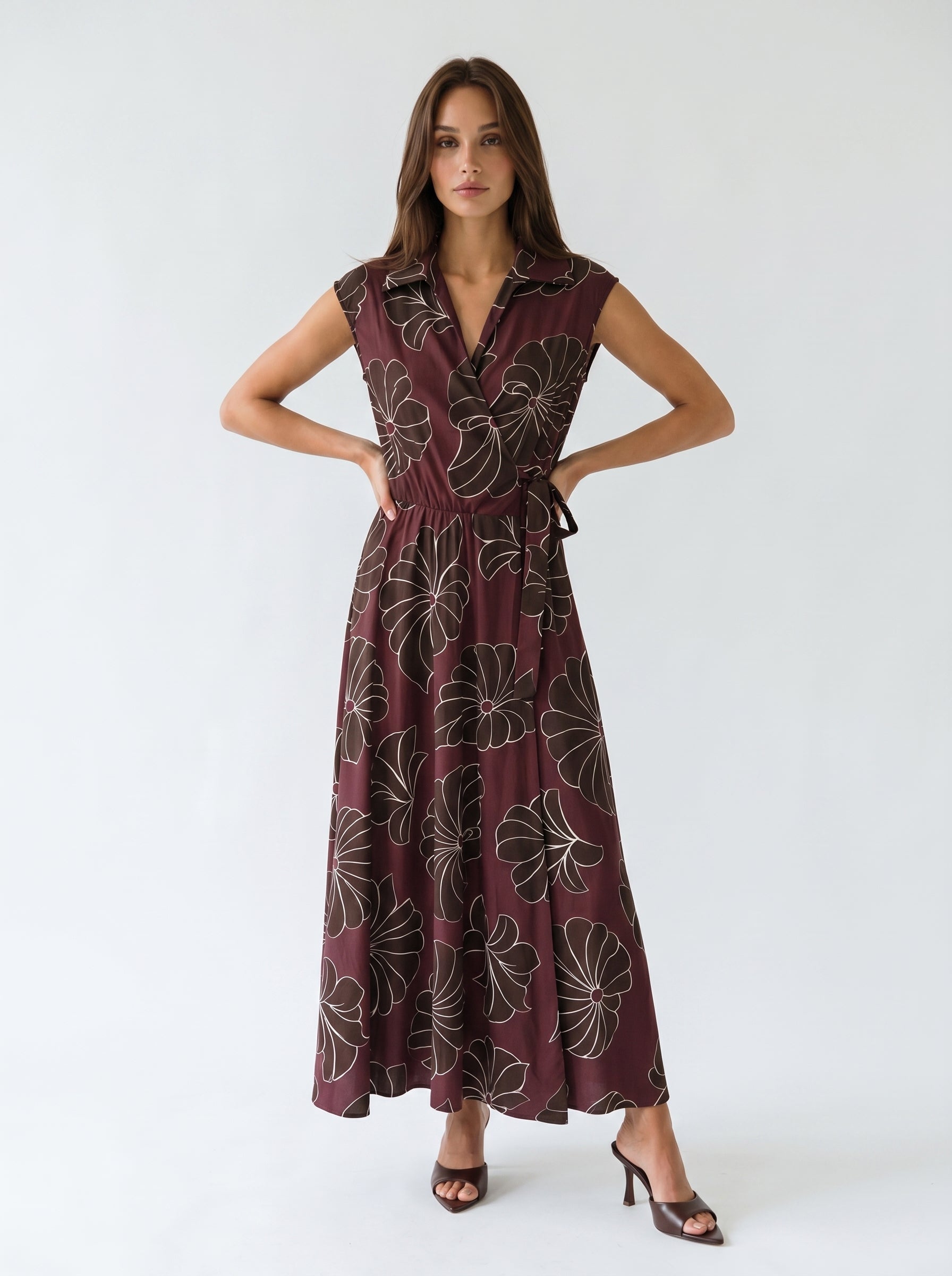 Abito Kyoto - Bordeaux donna