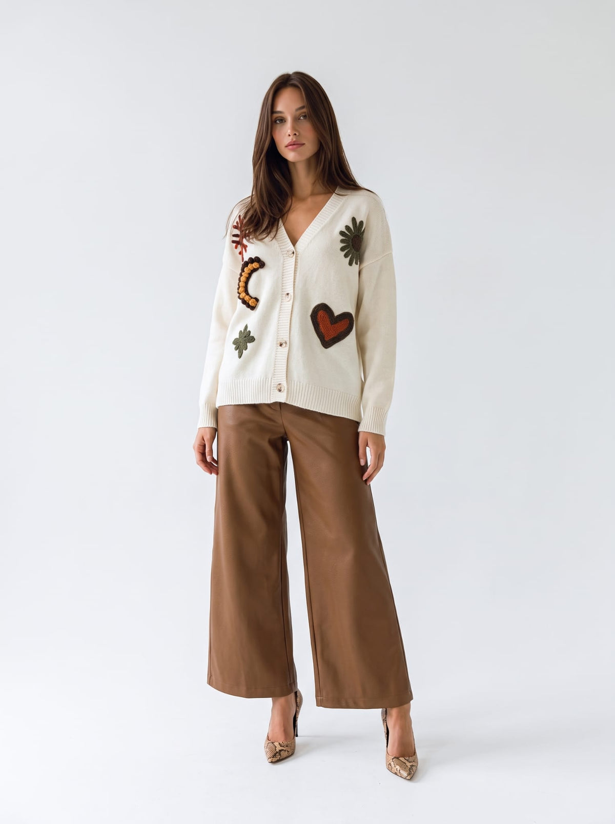 Cardigan Olympe - Panna Cardigan donna