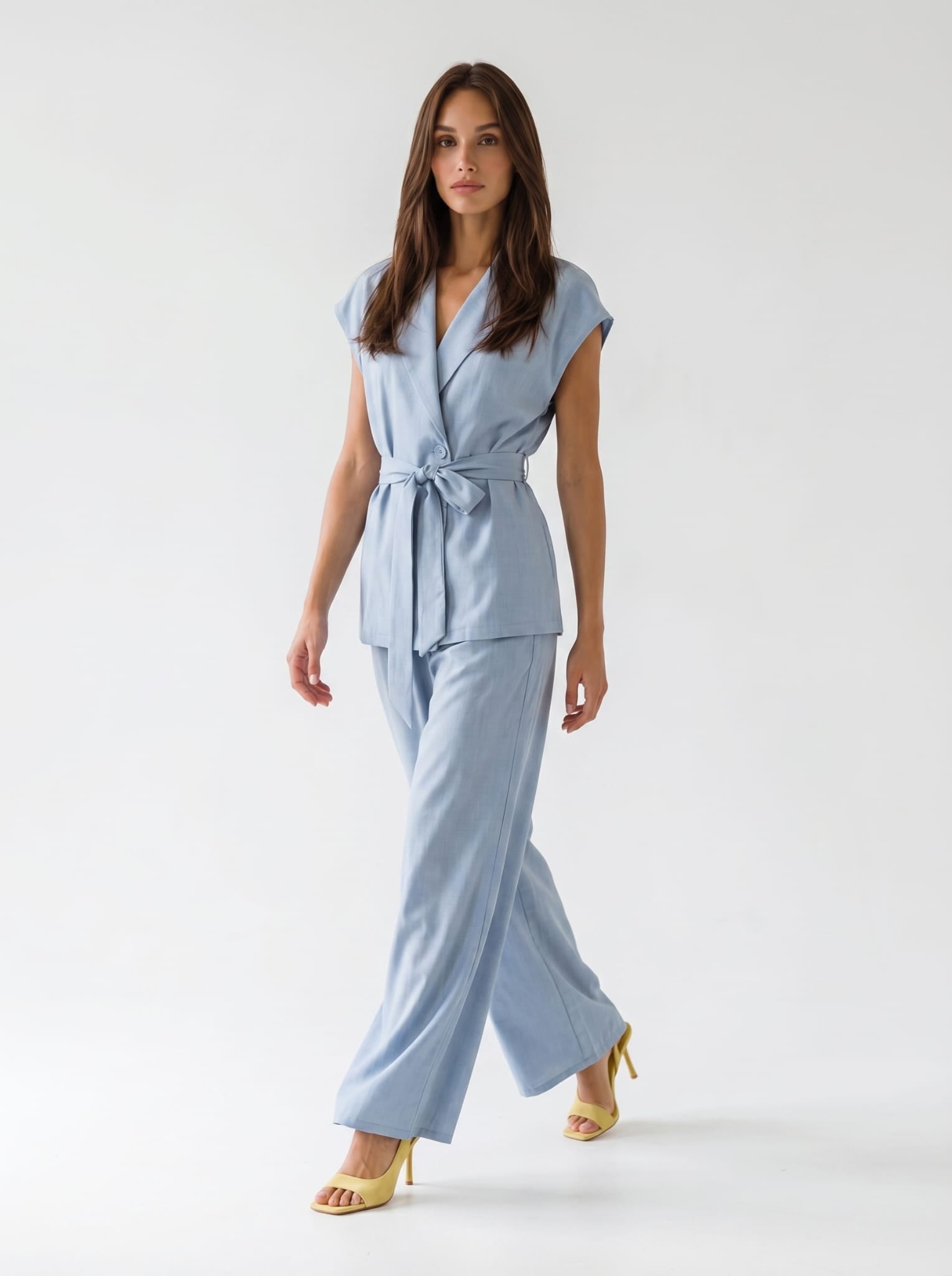 Tailleur Filet - Azzurro Cielo donna