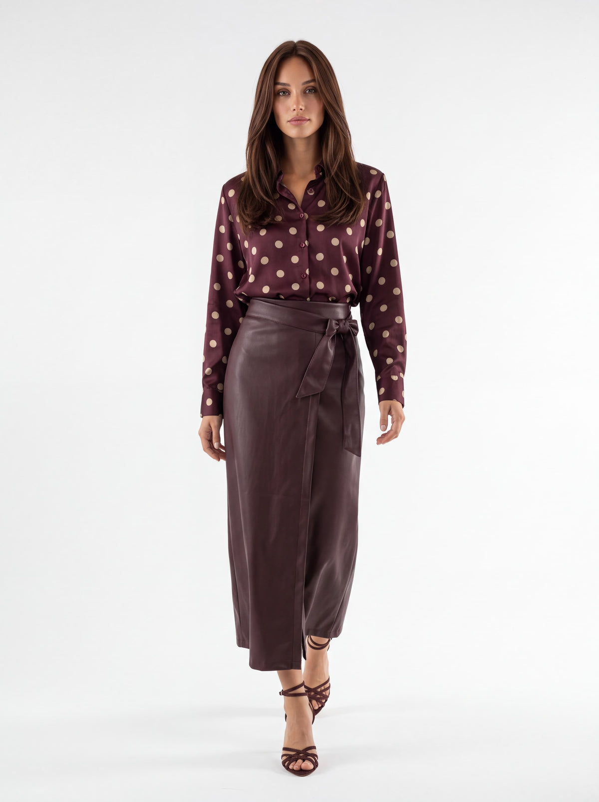 Camicia Eulalie – Bordeaux Camicia donna