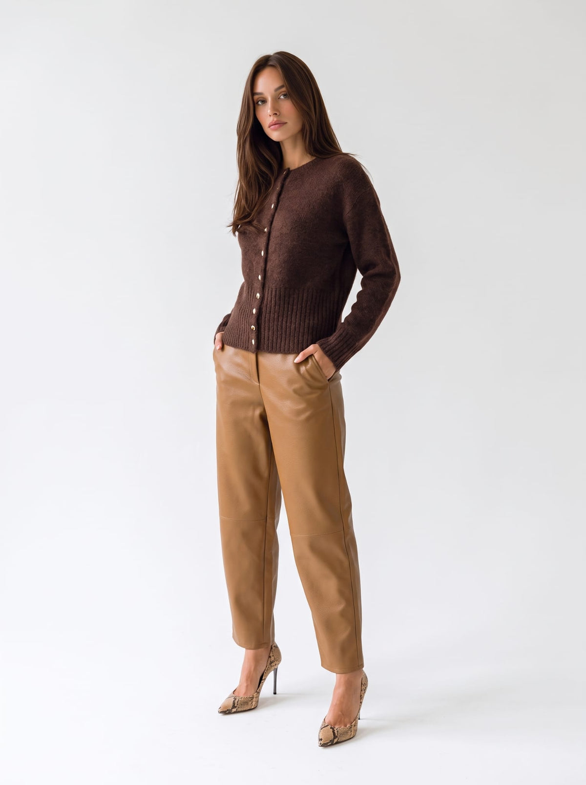 Pantalone Velka - Cognac Pantalone donna