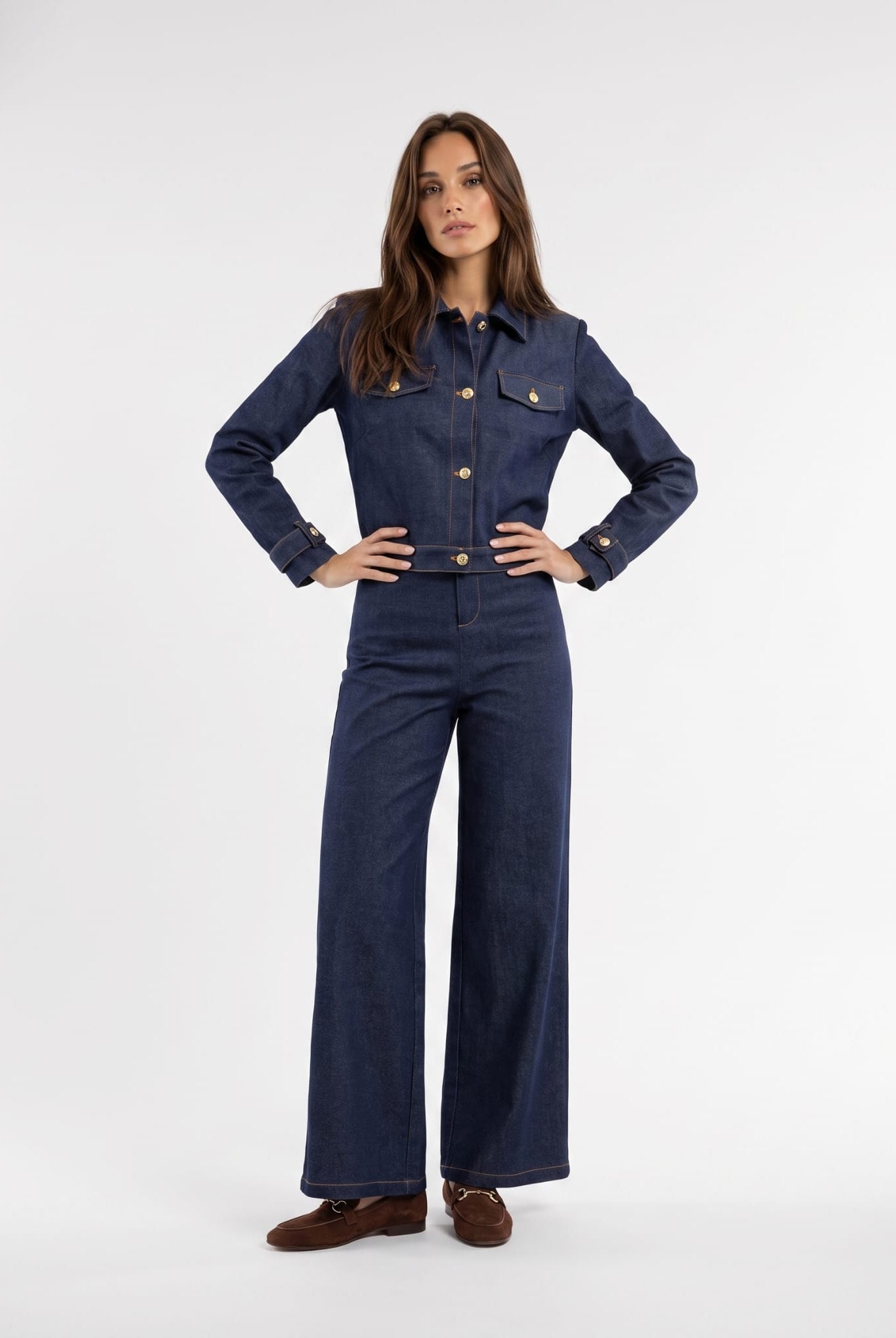 Tailleur Elis- Denim Blu Tailleur donna
