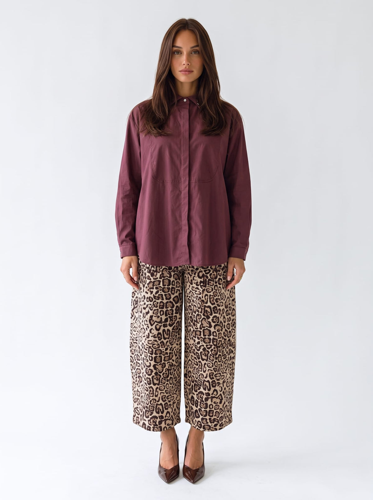 Camicia Aurelia – Prugna Antico Camicia donna