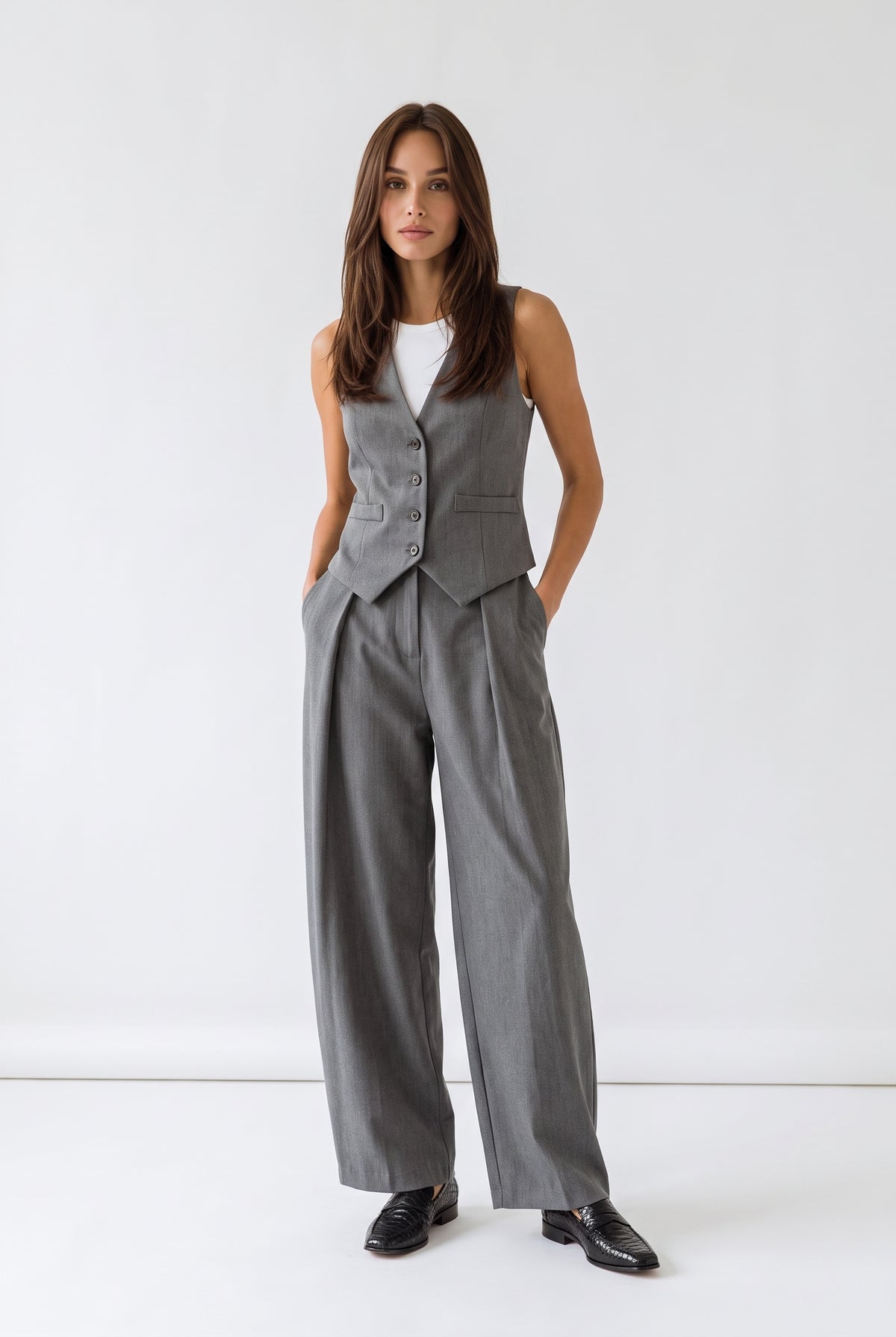 Tailleur Elvire - Grigio Tailleur donna