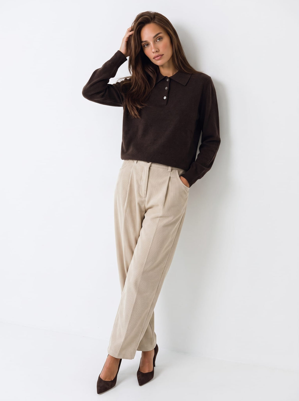 Polo Mélisande – Testa di Moro Maglia donna