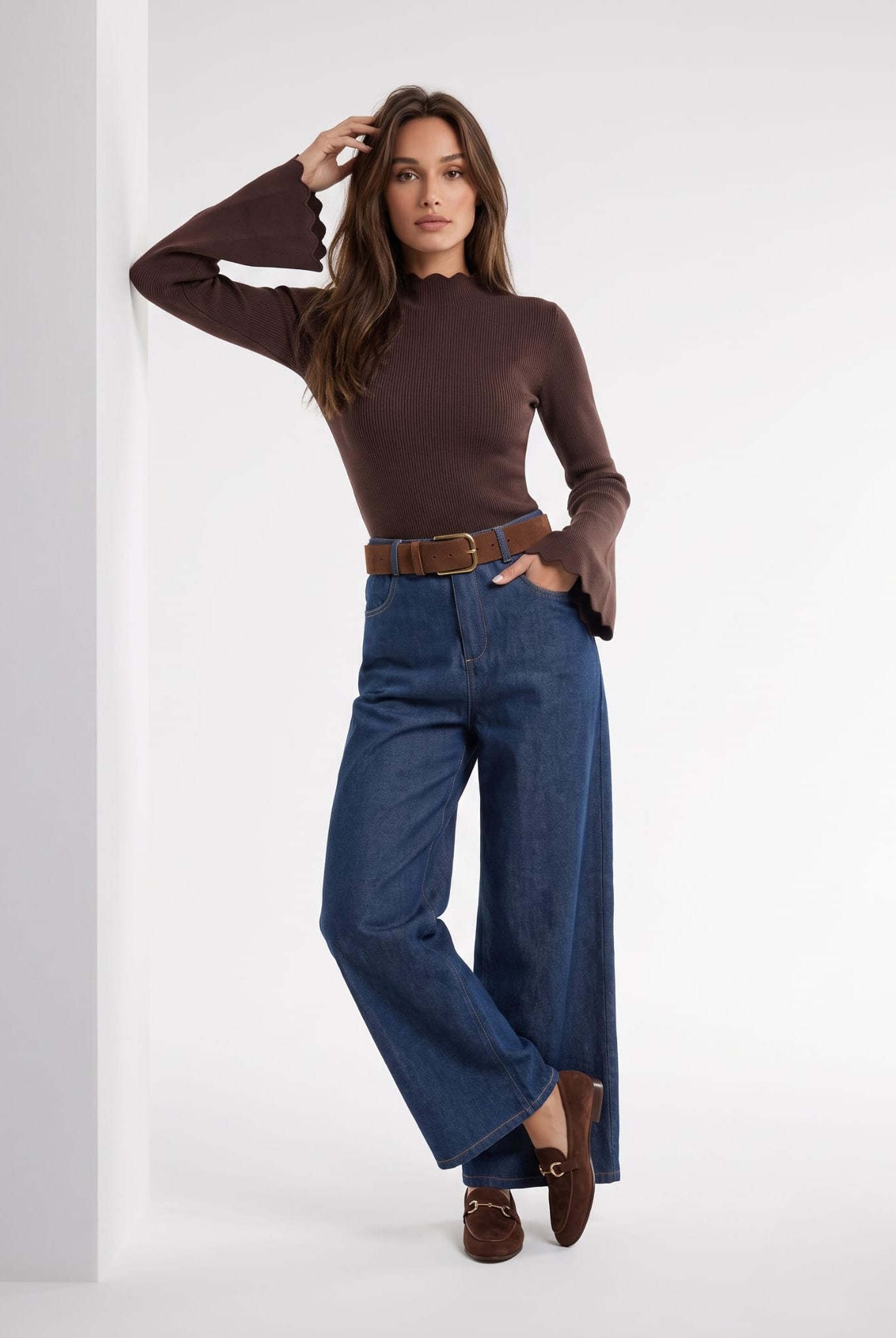 Pull Evania - Cacao Maglia donna