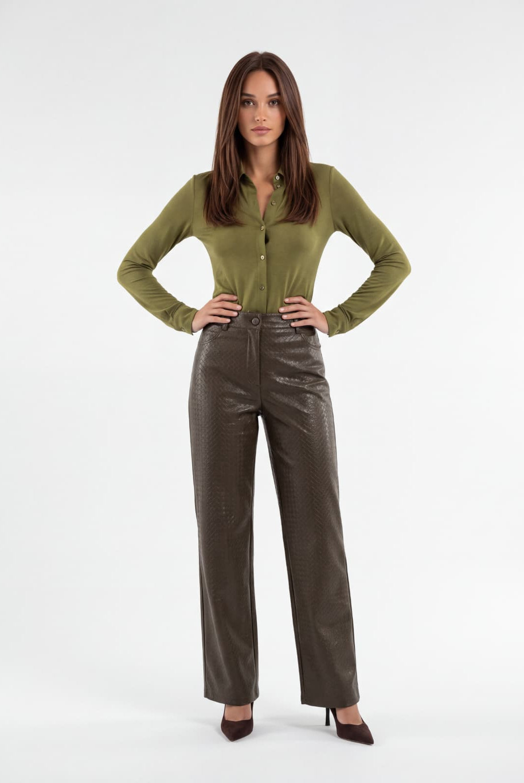 Pantalone Odalys – Verde Pantalone donna