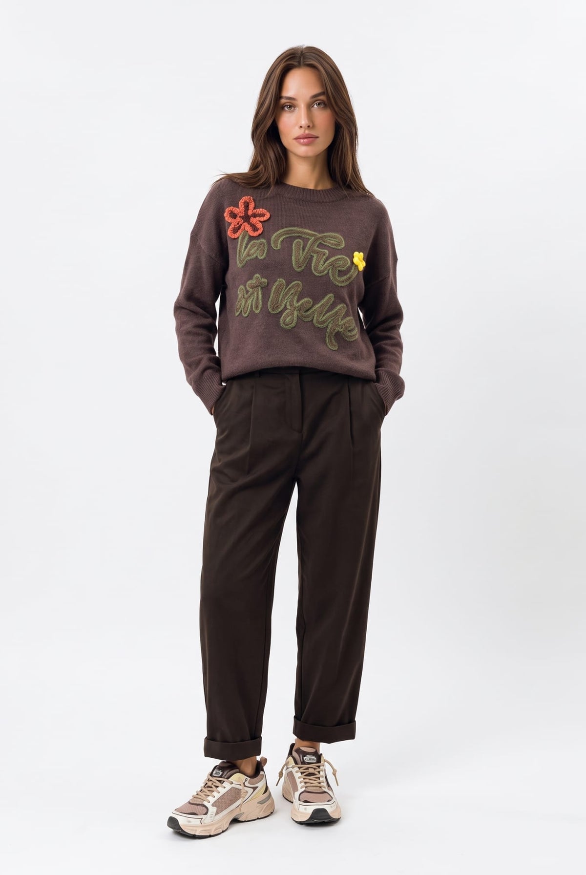 Pantalone Melia - Marrone donna