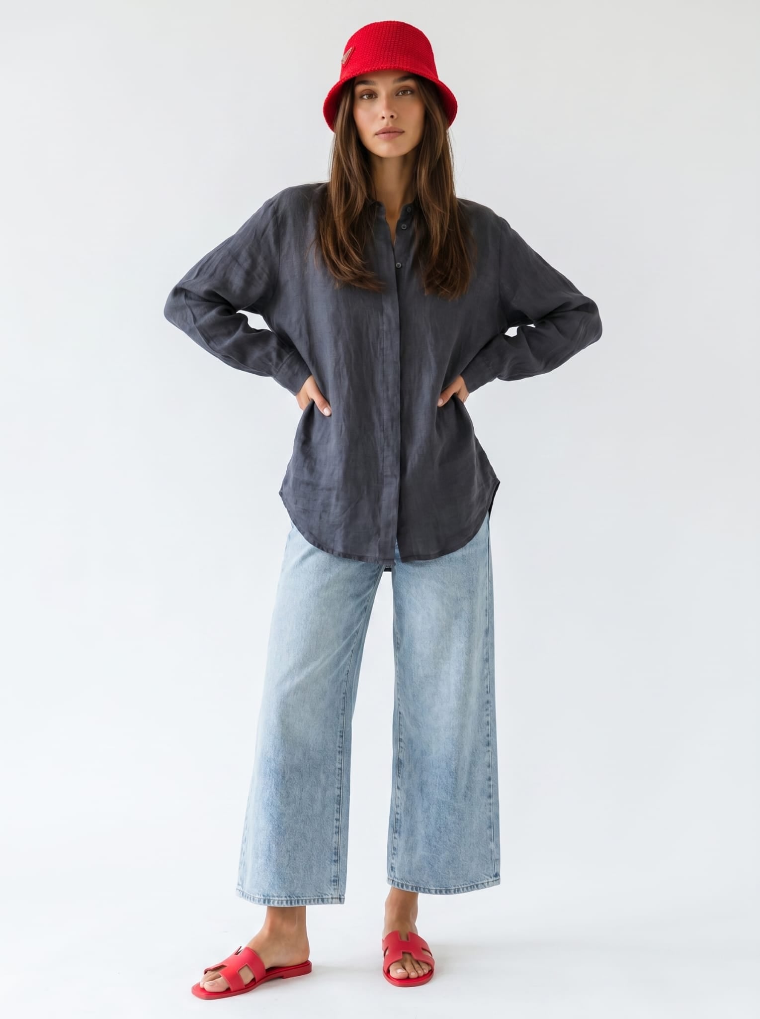 Camicia Lunaria - Blu donna