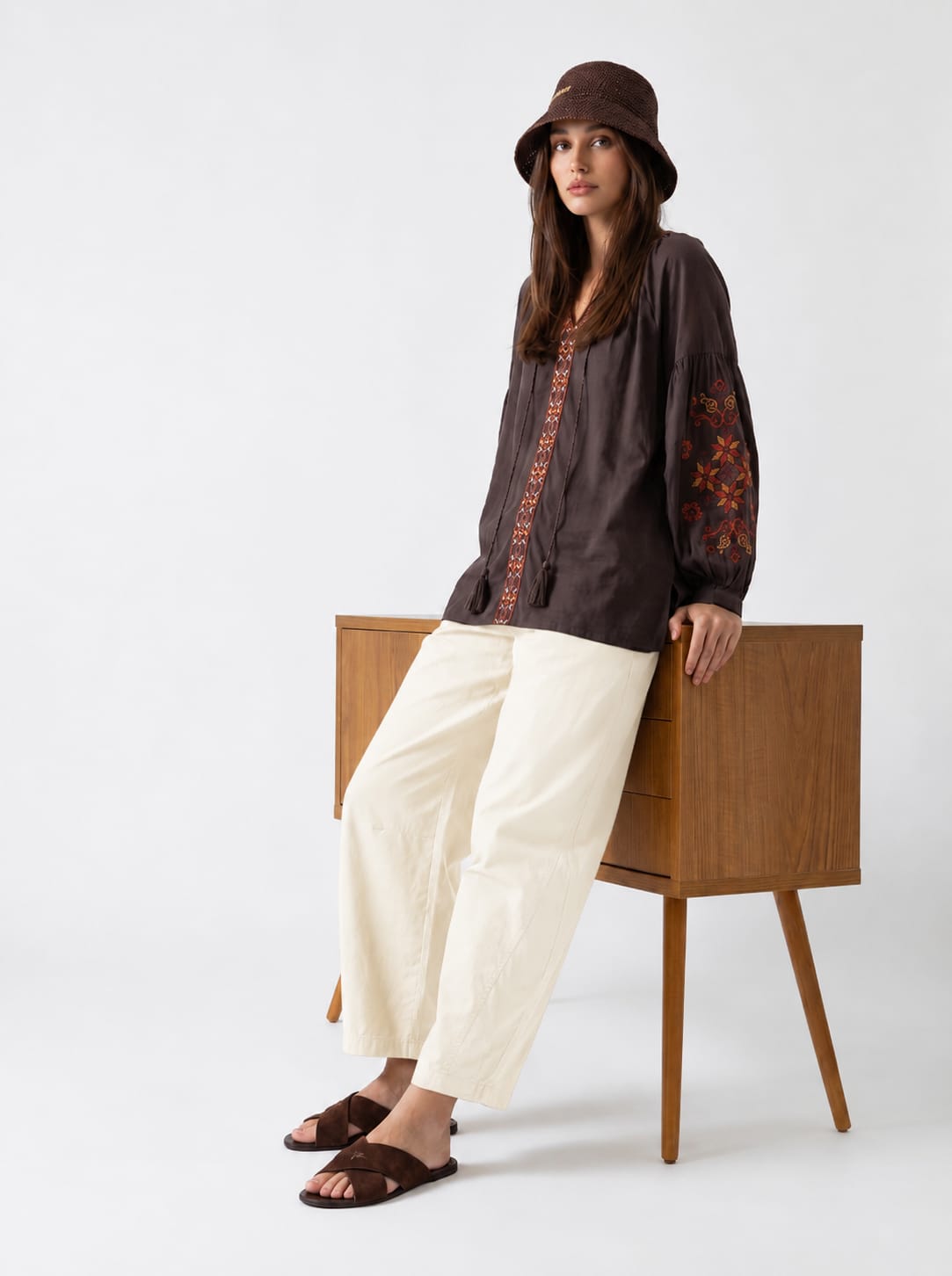 Blusa Medea - Marrone donna