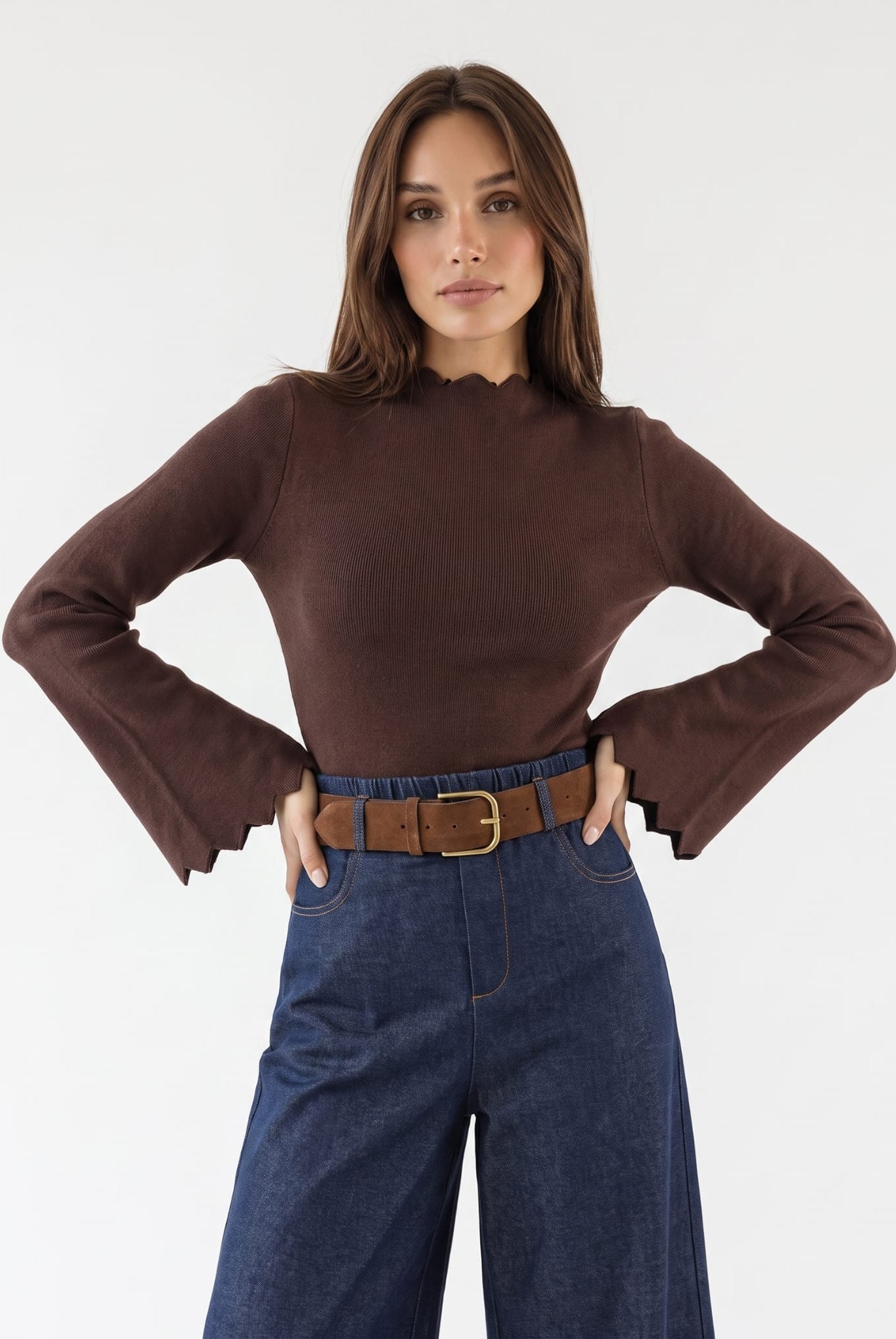 Pull Evania - Cacao Maglia donna
