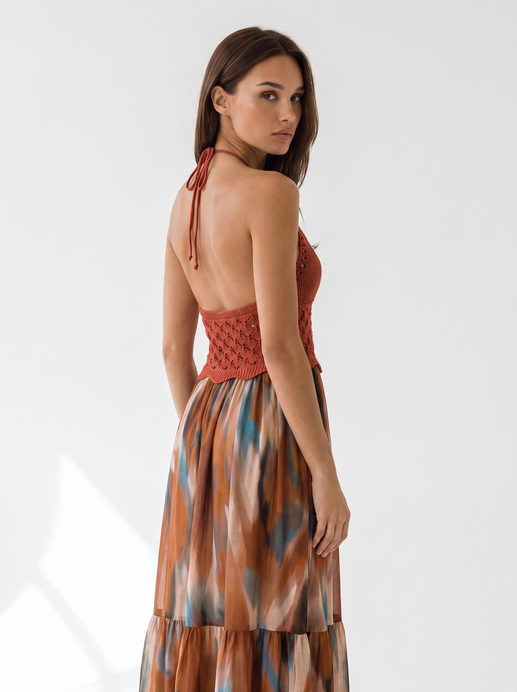 Abito Calliope - Ruggine donna