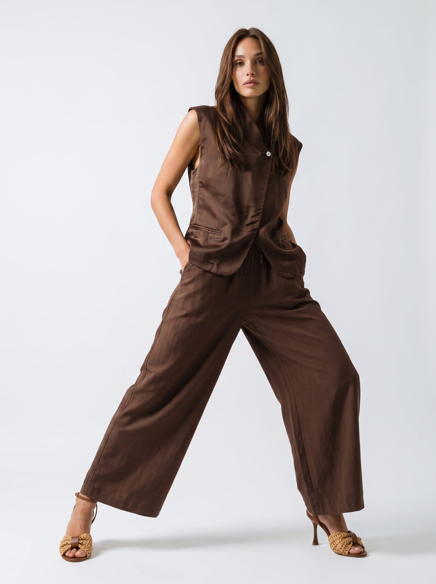 Coordinato Nadia - Marrone donna
