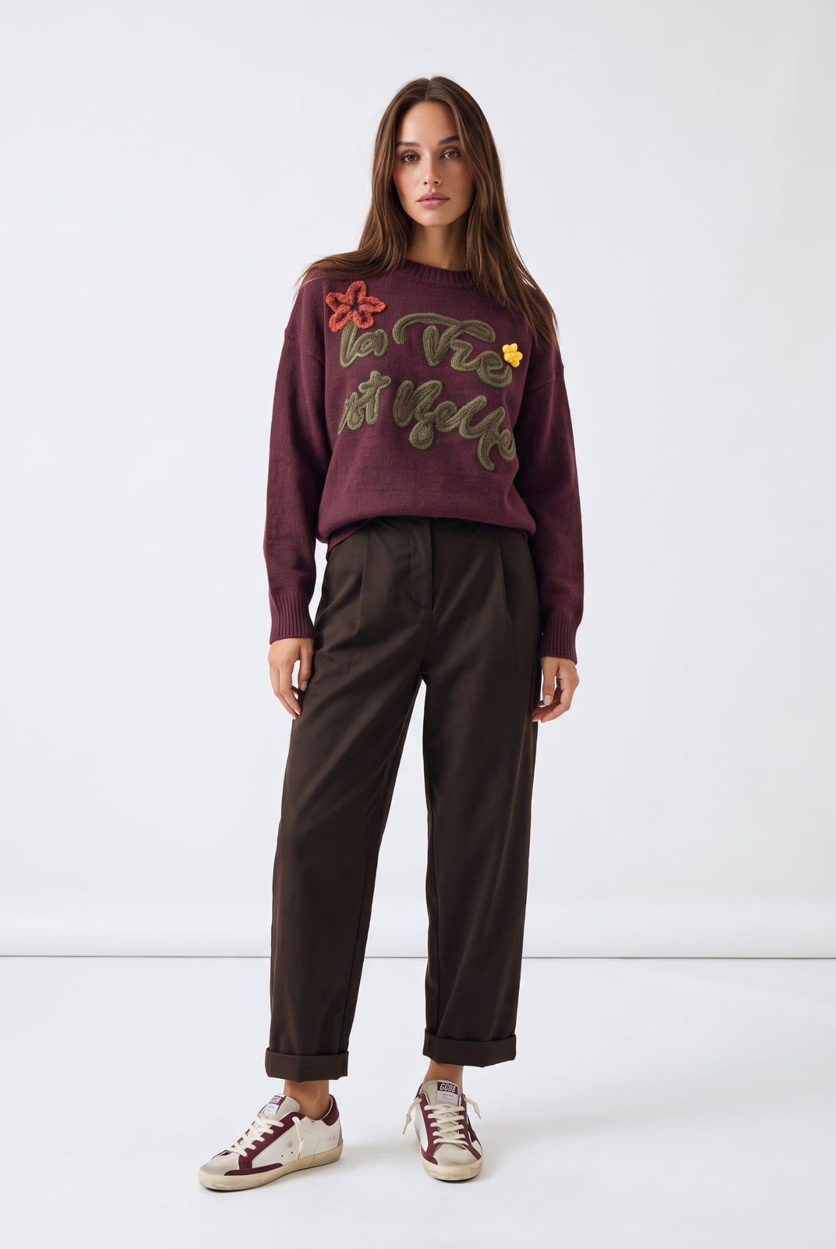 Pullover La Vie - Bordeaux Maglia donna