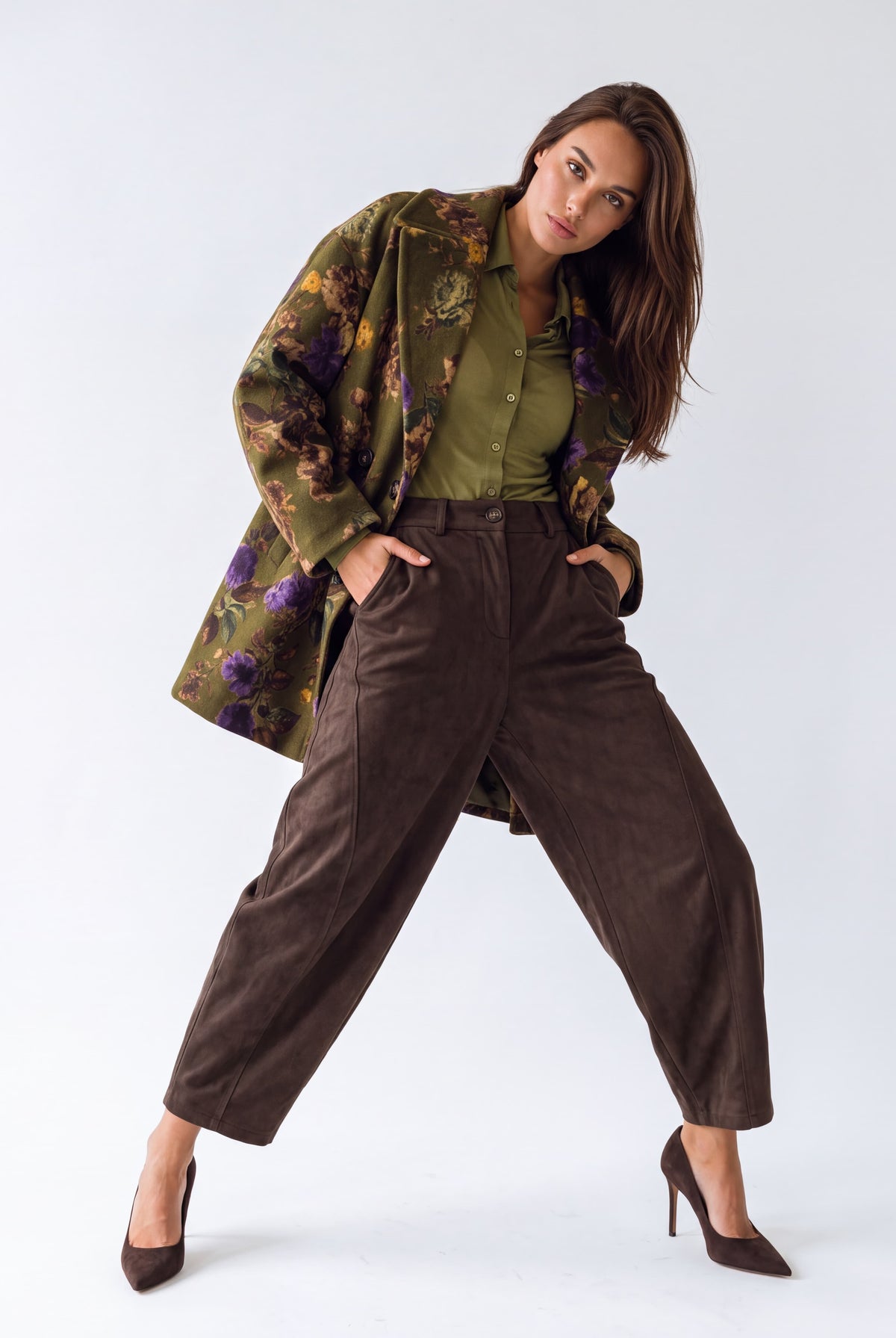 Cappotto Maïwenn – Verde Oliva Capispalla donna