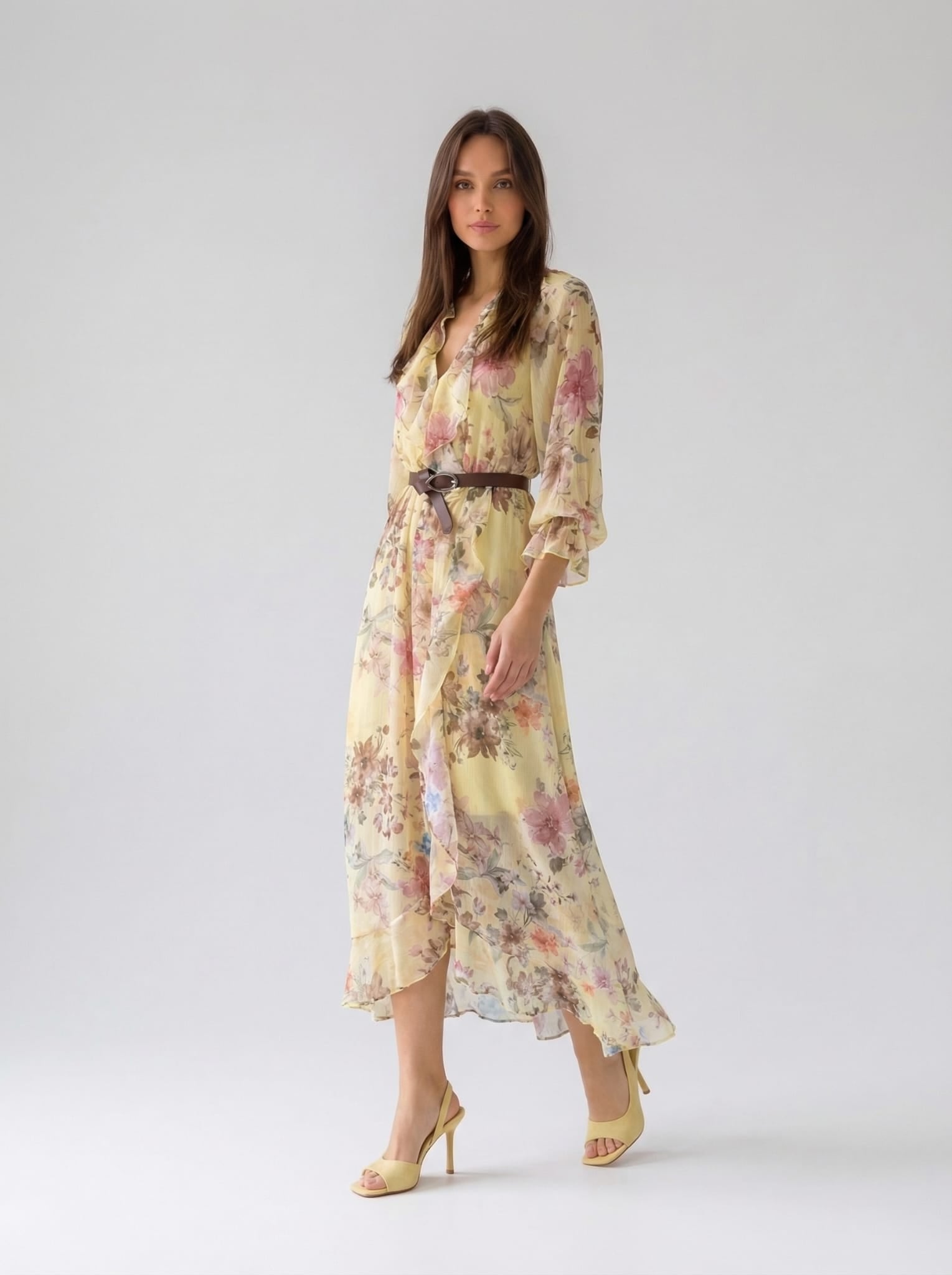 Abito Velia - Giallo fantasia donna