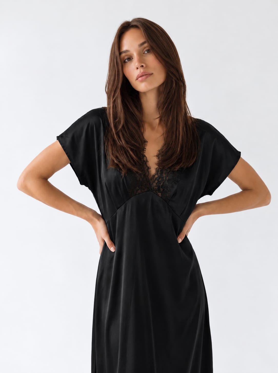 Abito Elsa - Nero Abito donna