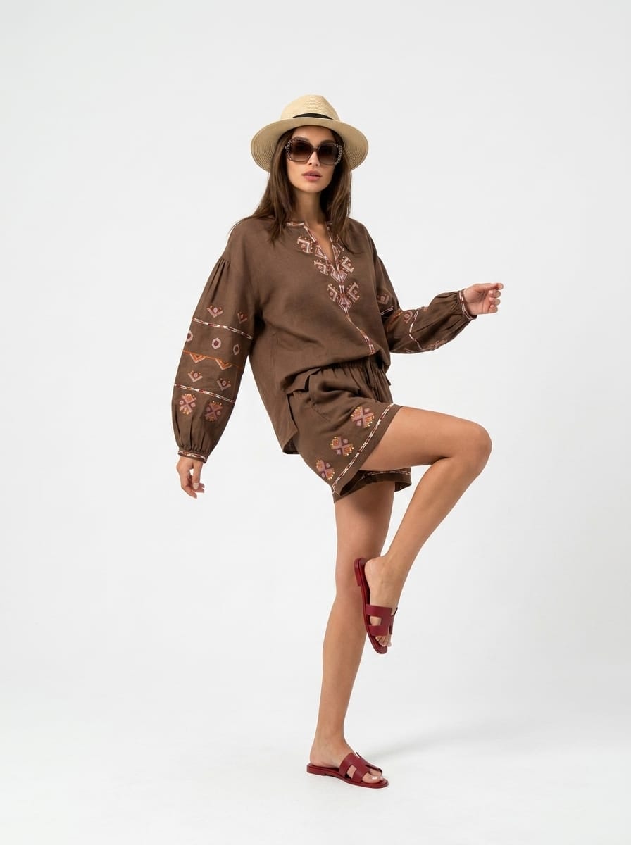 Coordinato Talitha - Marrone donna