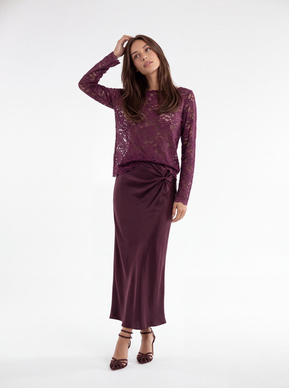 Maglia Clémence – Prugna T-Shirt donna