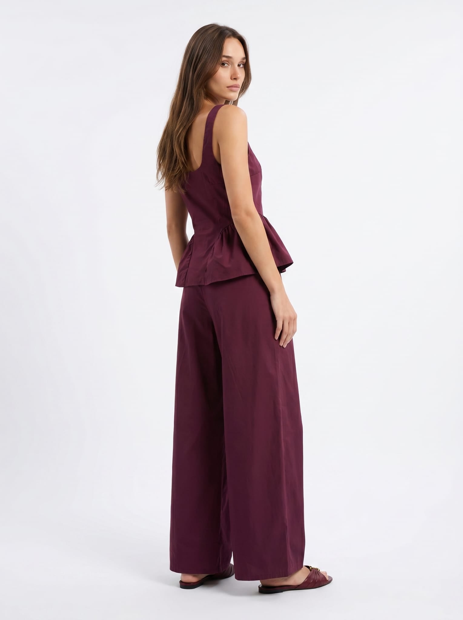 Top Coralie - Bordeaux donna