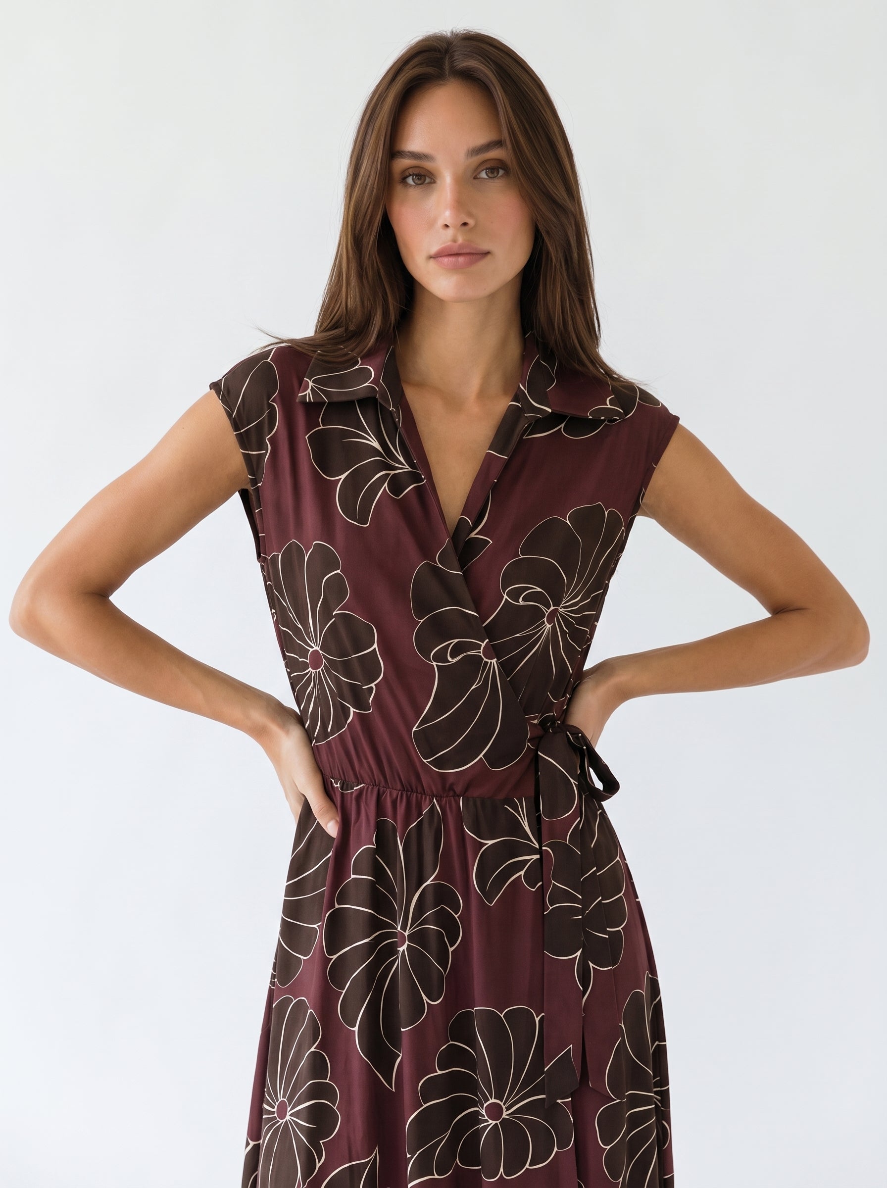 Abito Kyoto - Bordeaux donna