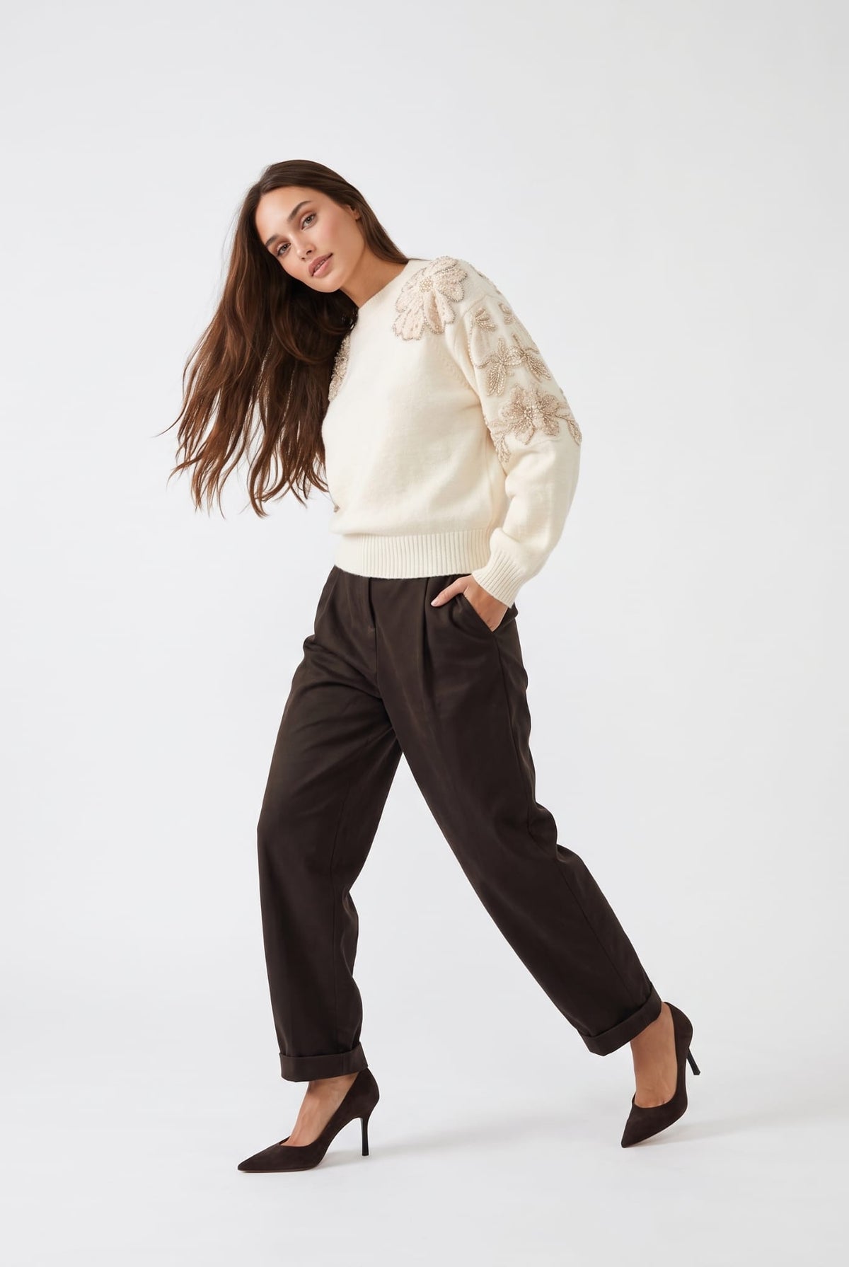 Pullover Cléophée - Panna Maglia donna