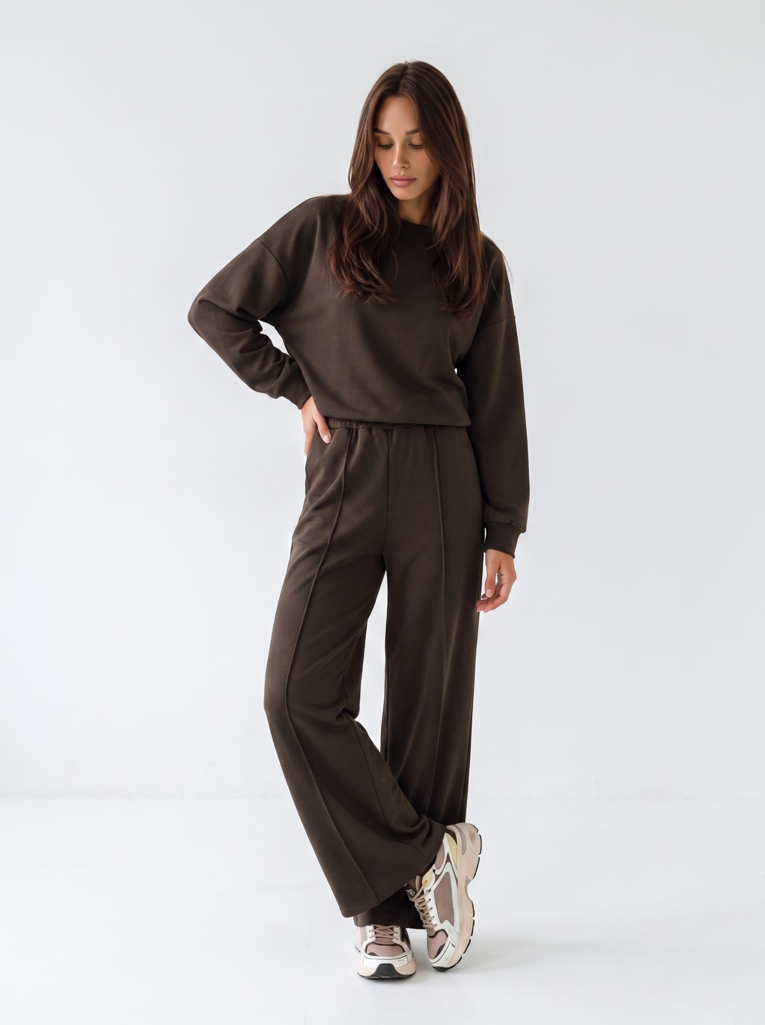 Felpa Elodie - Cacao Felpa donna