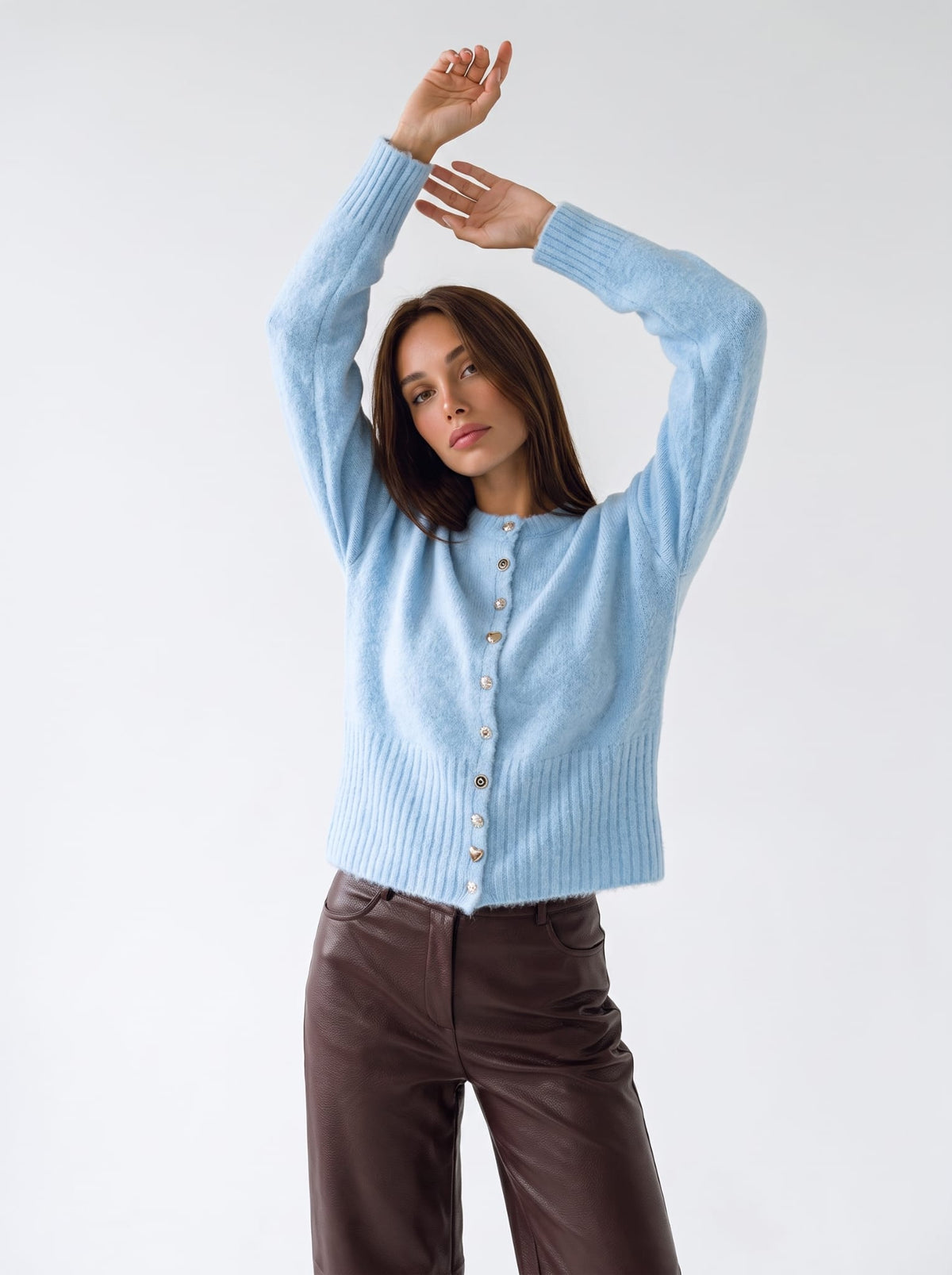 Cardigan Elvira - Azzurro Maglia donna