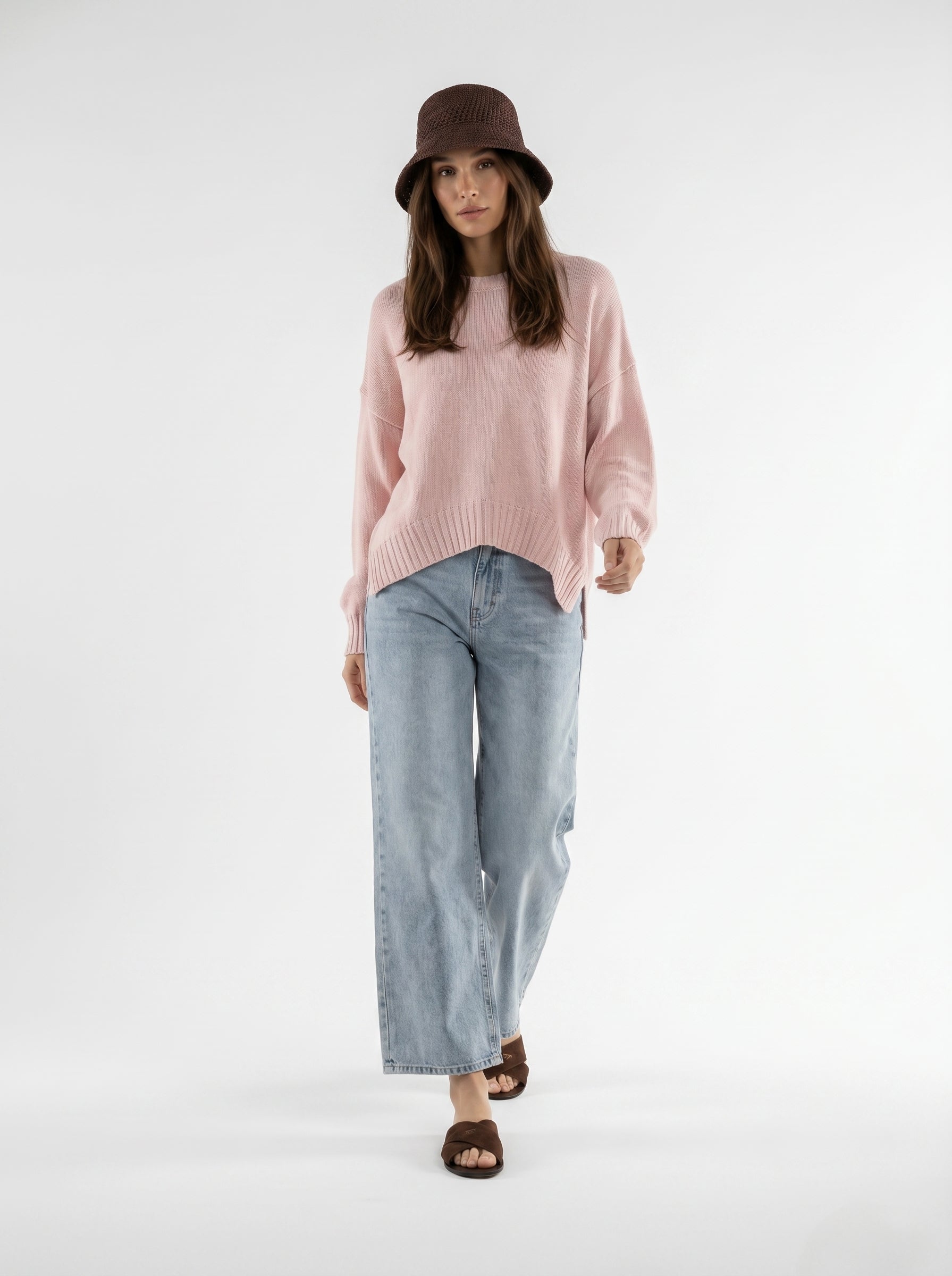 Maglia Nadia – Rosa cipria donna