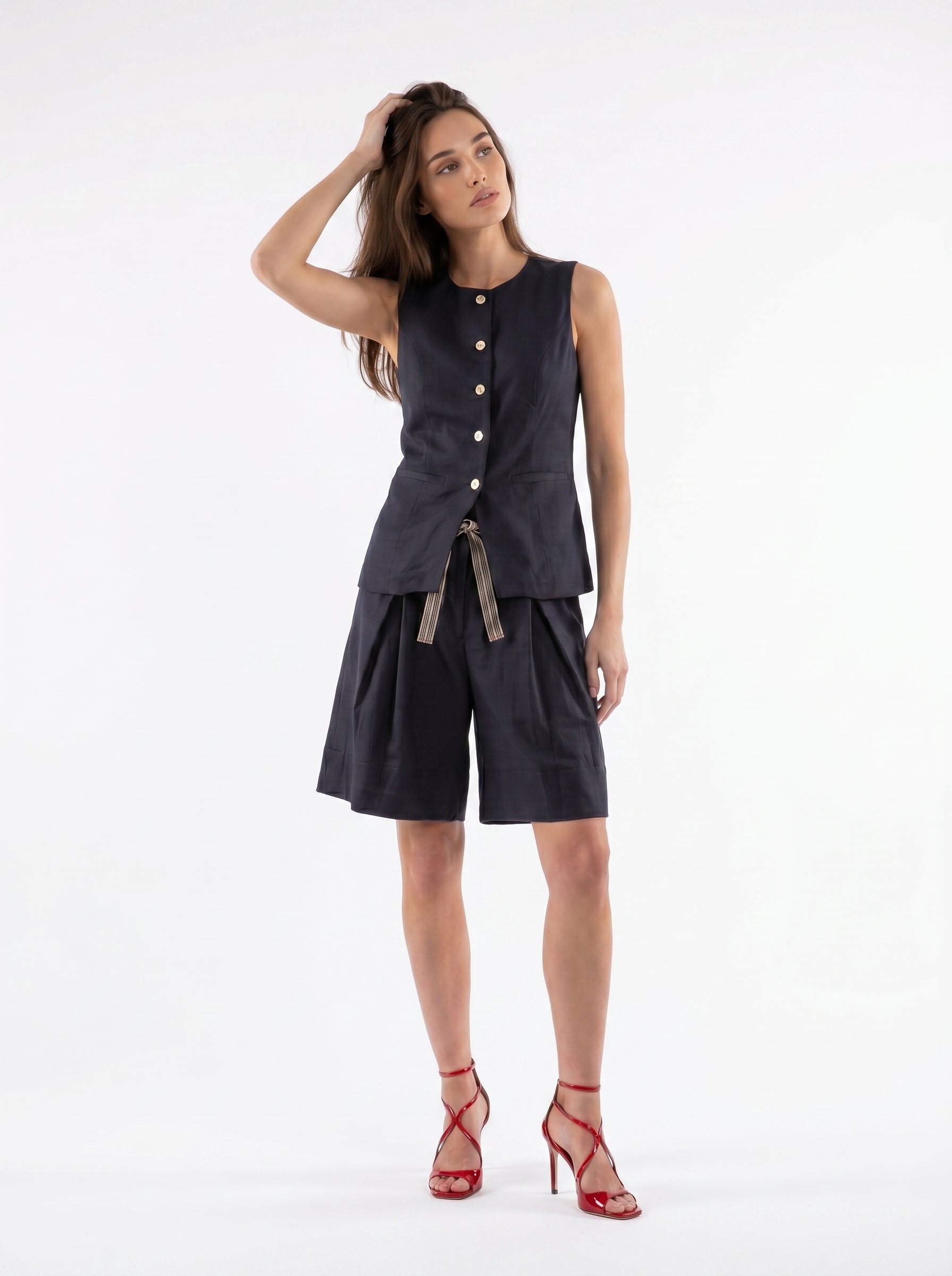 Giacca Smanicata Orlando - Blu navy donna