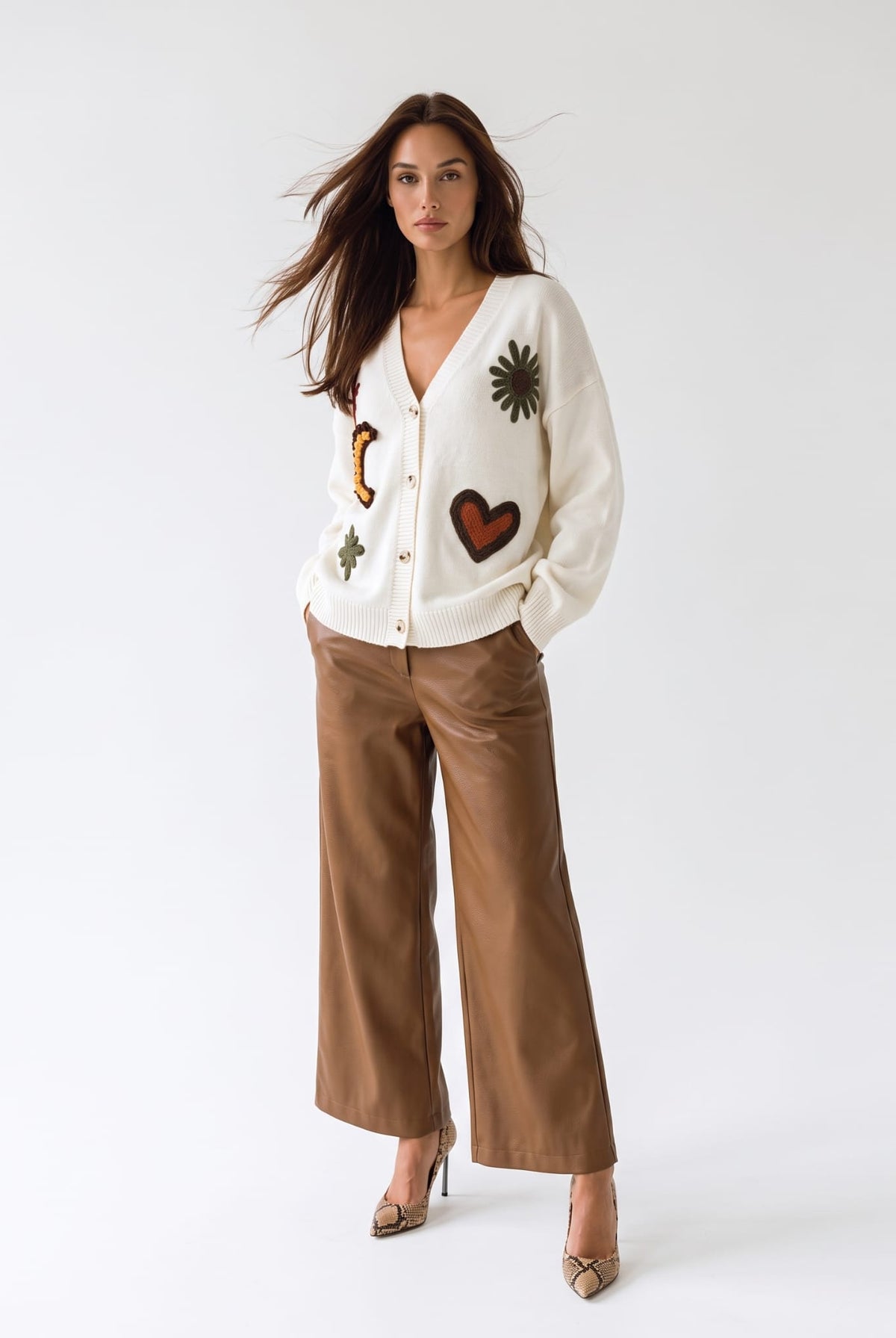 Cardigan Olympe - Panna Cardigan donna