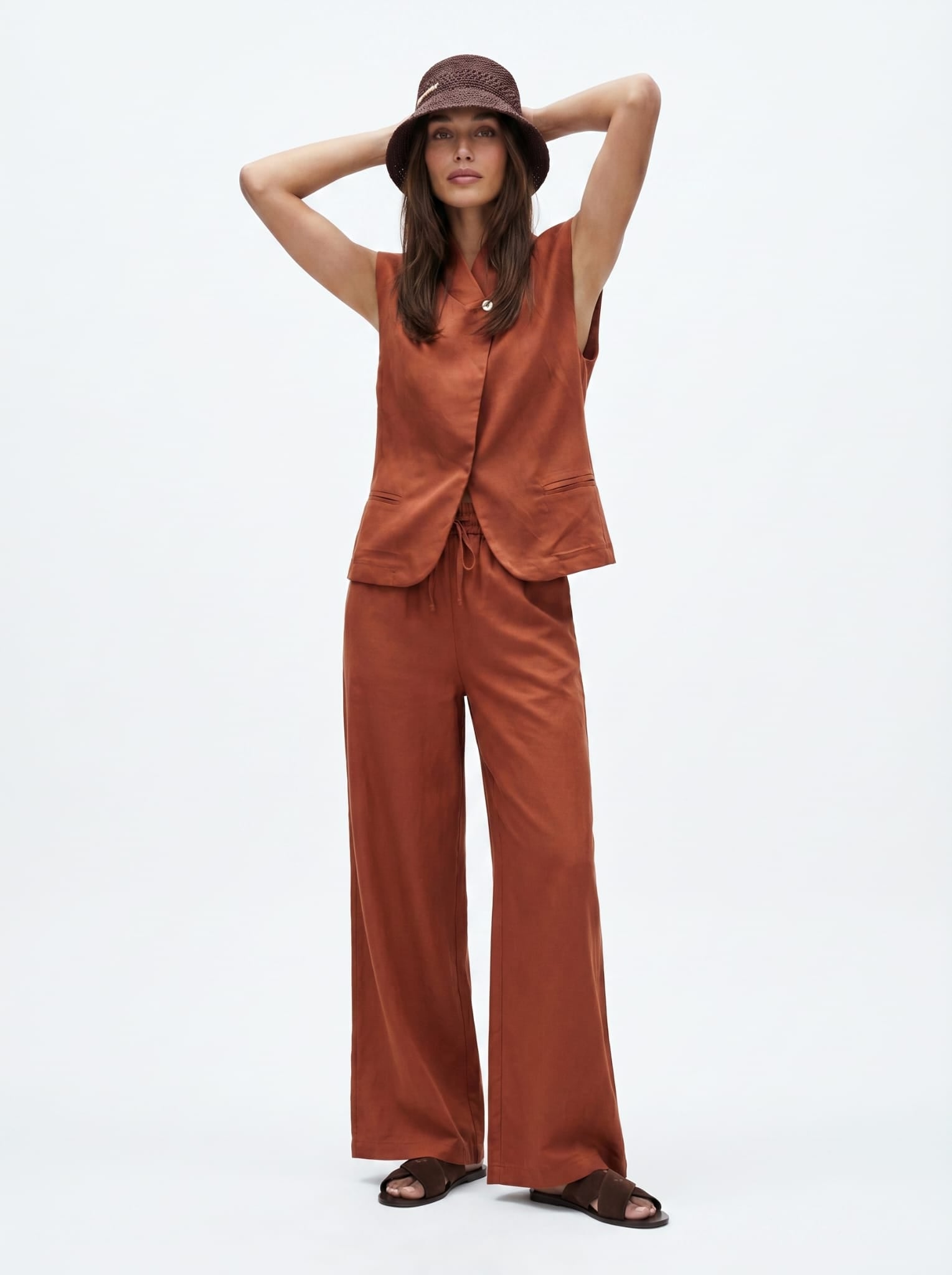 Coordinato Nadia - Ruggine donna