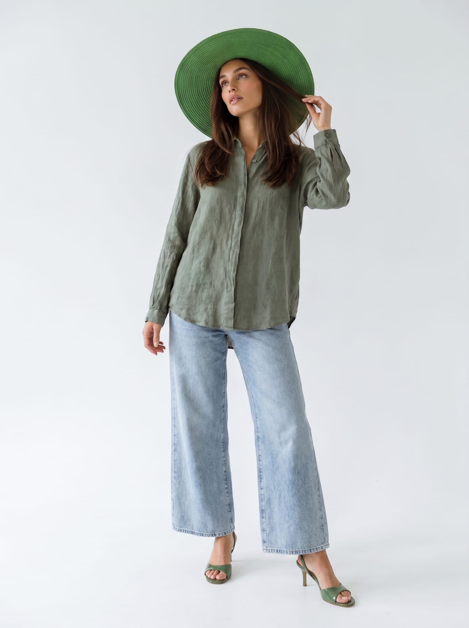 Camicia Lunaria - Verde donna