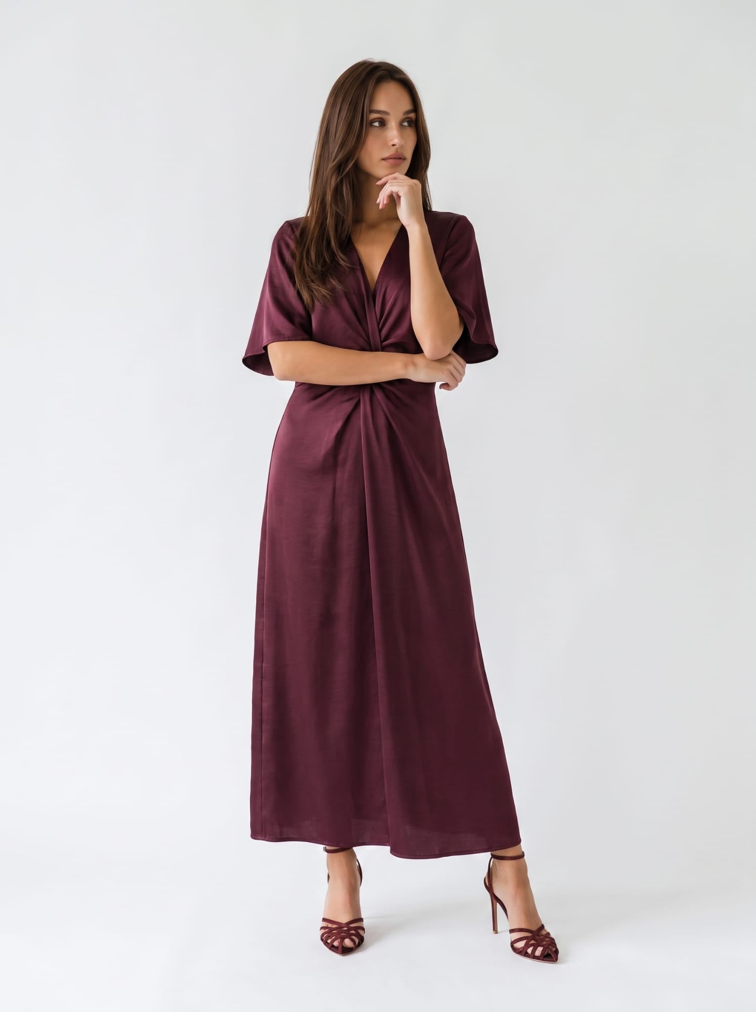 Abito Anna - Bordeaux Abito donna