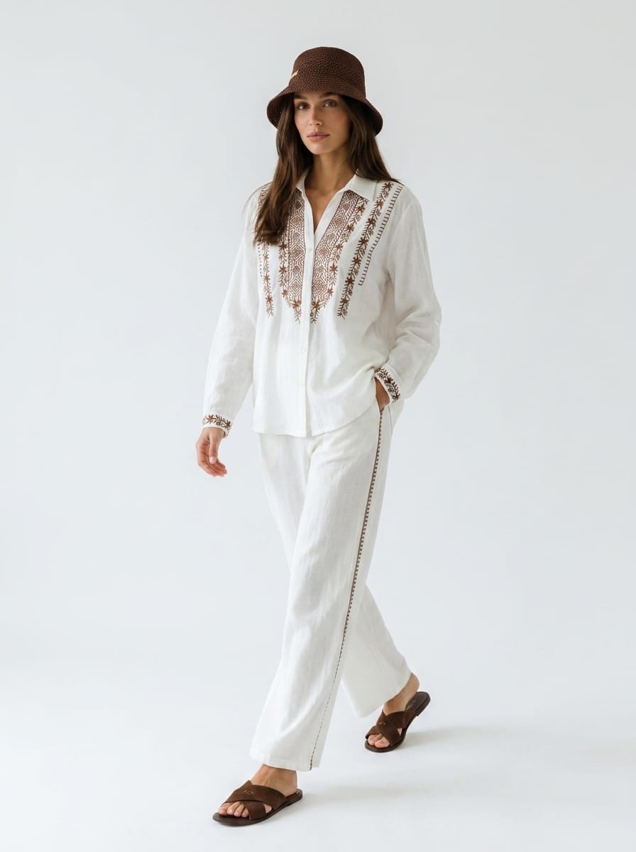 Coordinato Zaira - Bianco donna